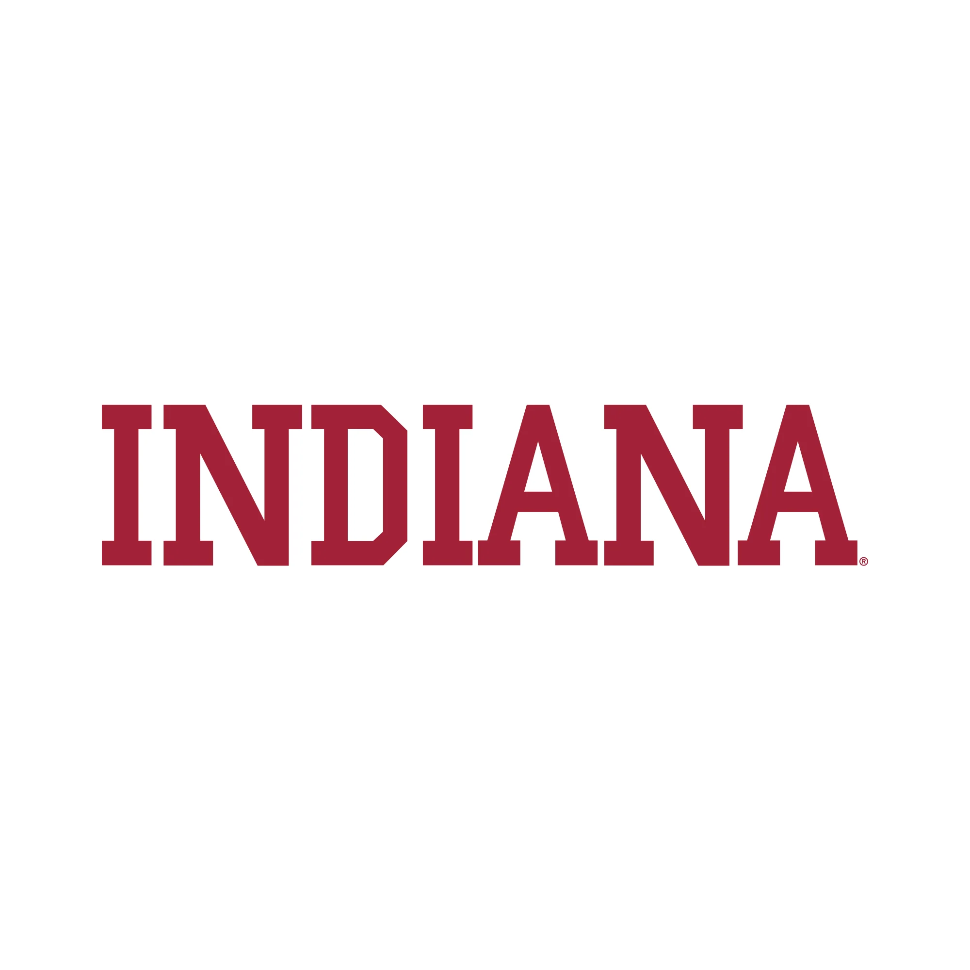 Indiana University Hoosiers Basic Block Short Sleeve T-Shirt - White - Image 2