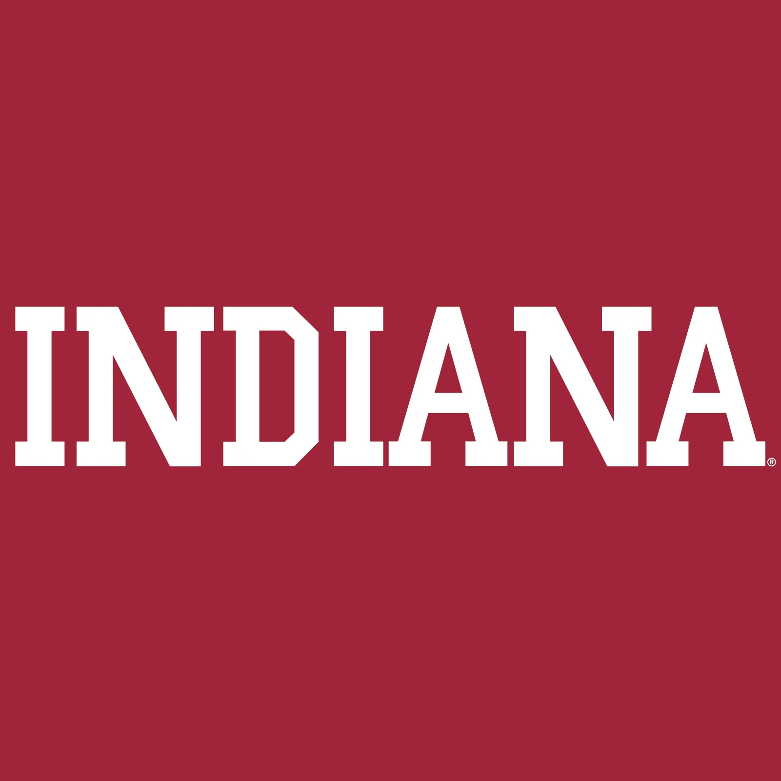 Indiana University Hoosiers Basic Block Short Sleeve T-Shirt - Cardinal - Image 2