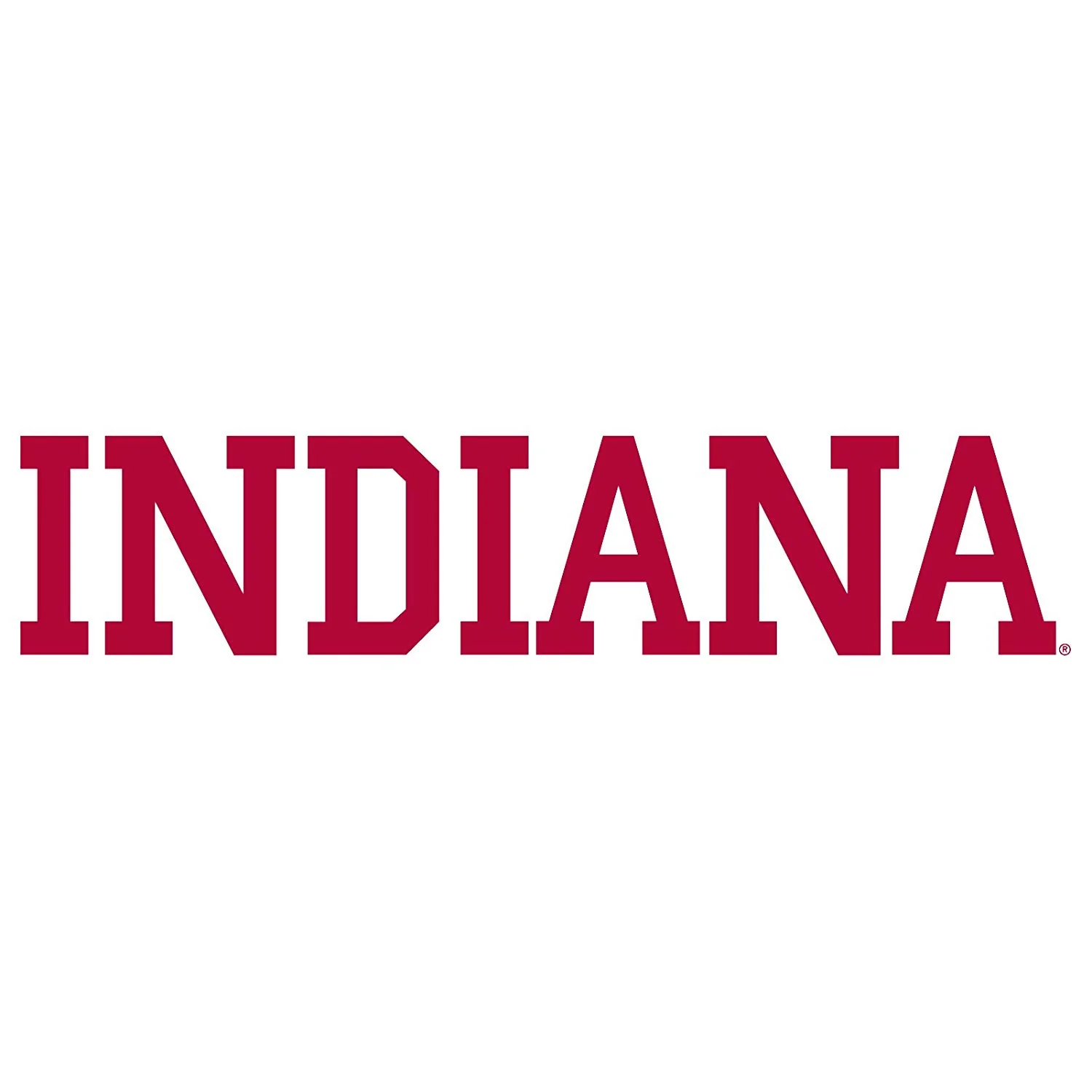Indiana University Hoosiers Basic Block Youth Short Sleeve T-Shirt - White - Image 2