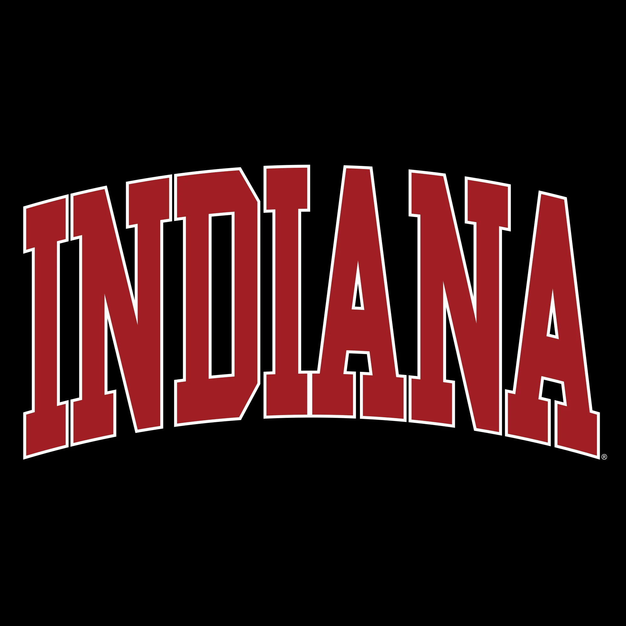Indiana University Hoosiers Mega Arch T-Shirt - Black - Image 2