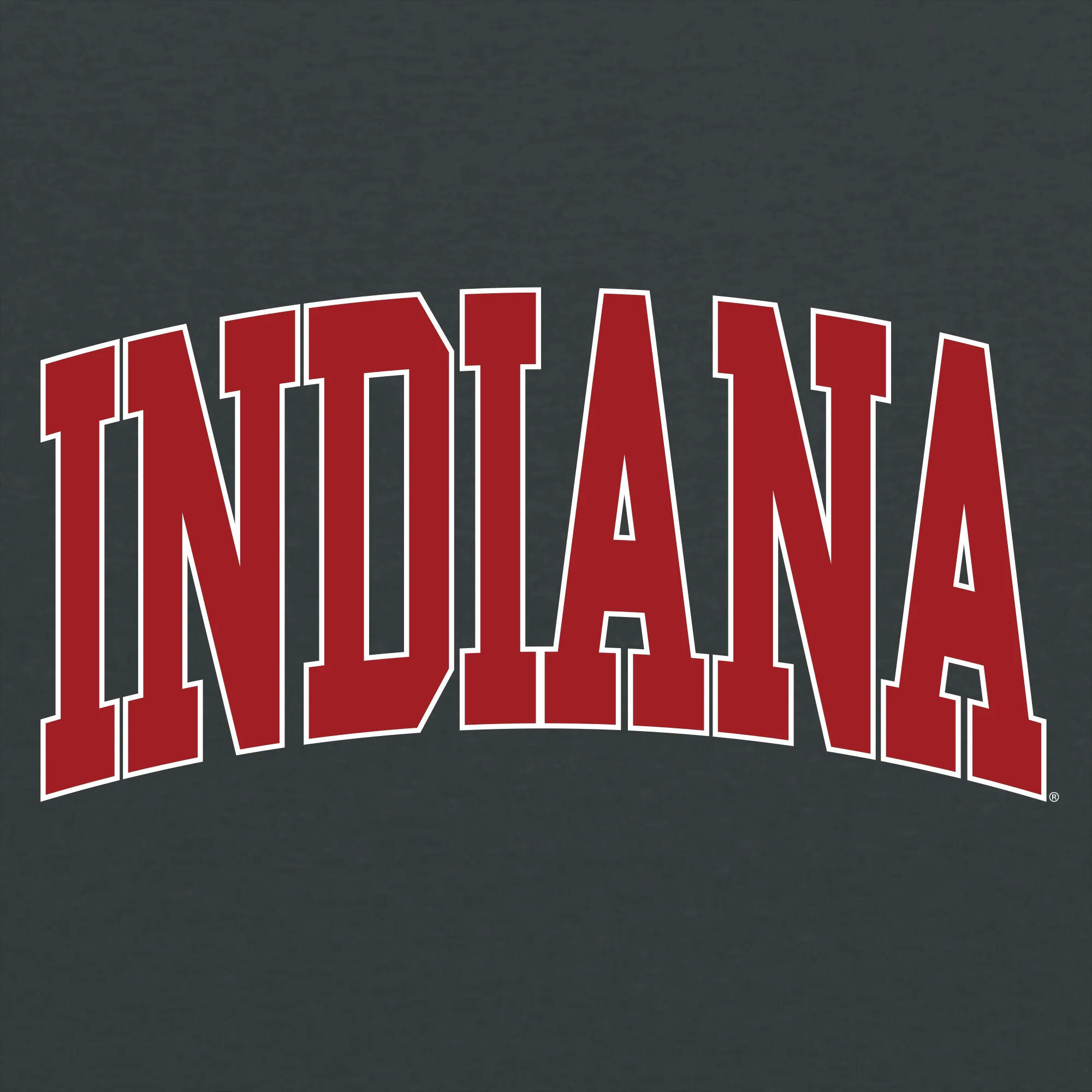 Indiana University Hoosiers Mega Arch T-Shirt - Dark Heather - Image 2