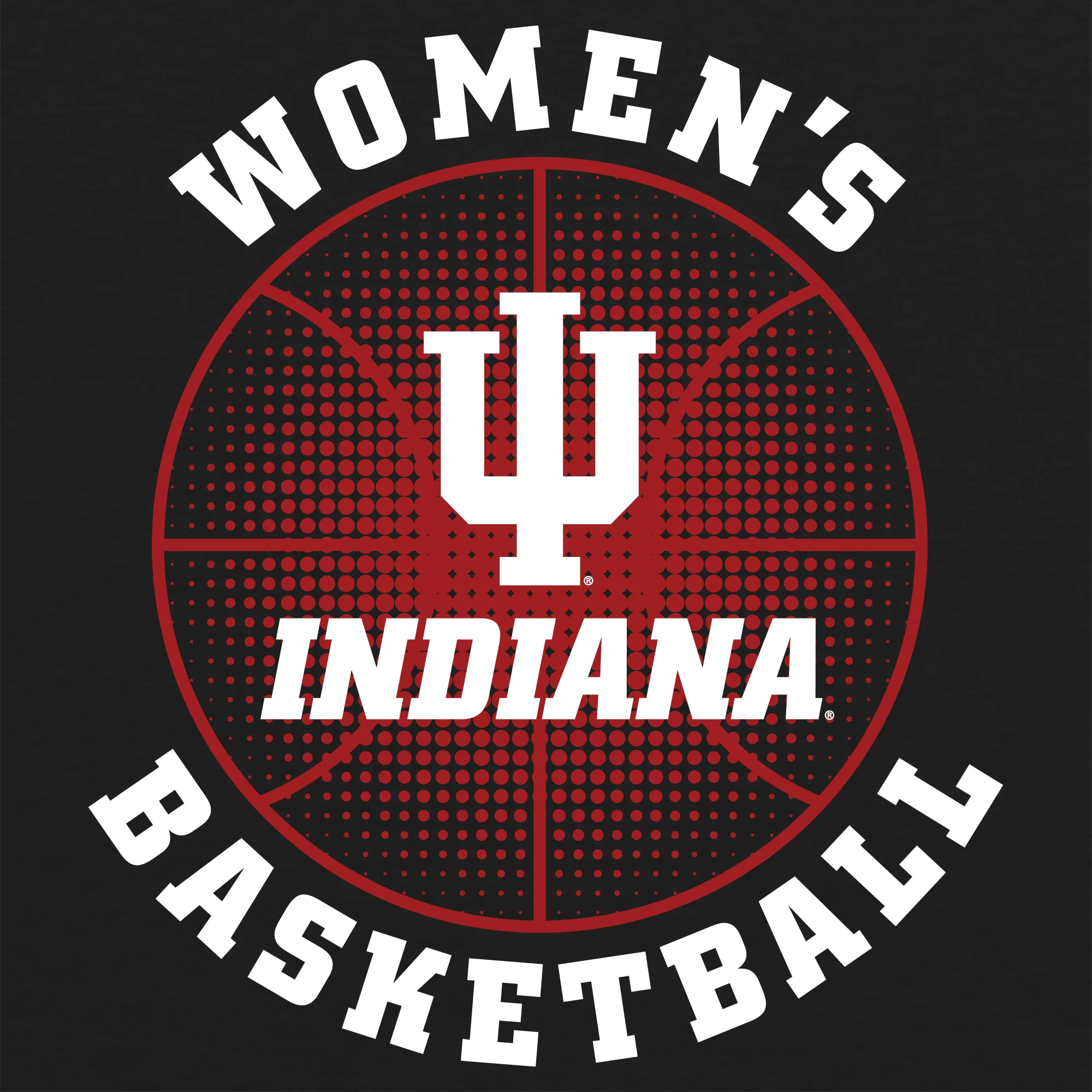 Indiana Women's Basketball Phase NLA Triblend T-Shirt - Vintage Black - Image 2