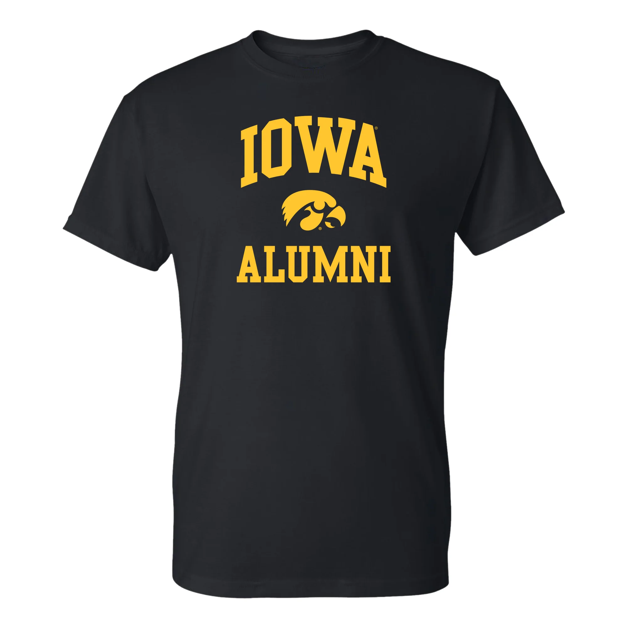 Iowa Arch Logo Alumni T-Shirt - Black