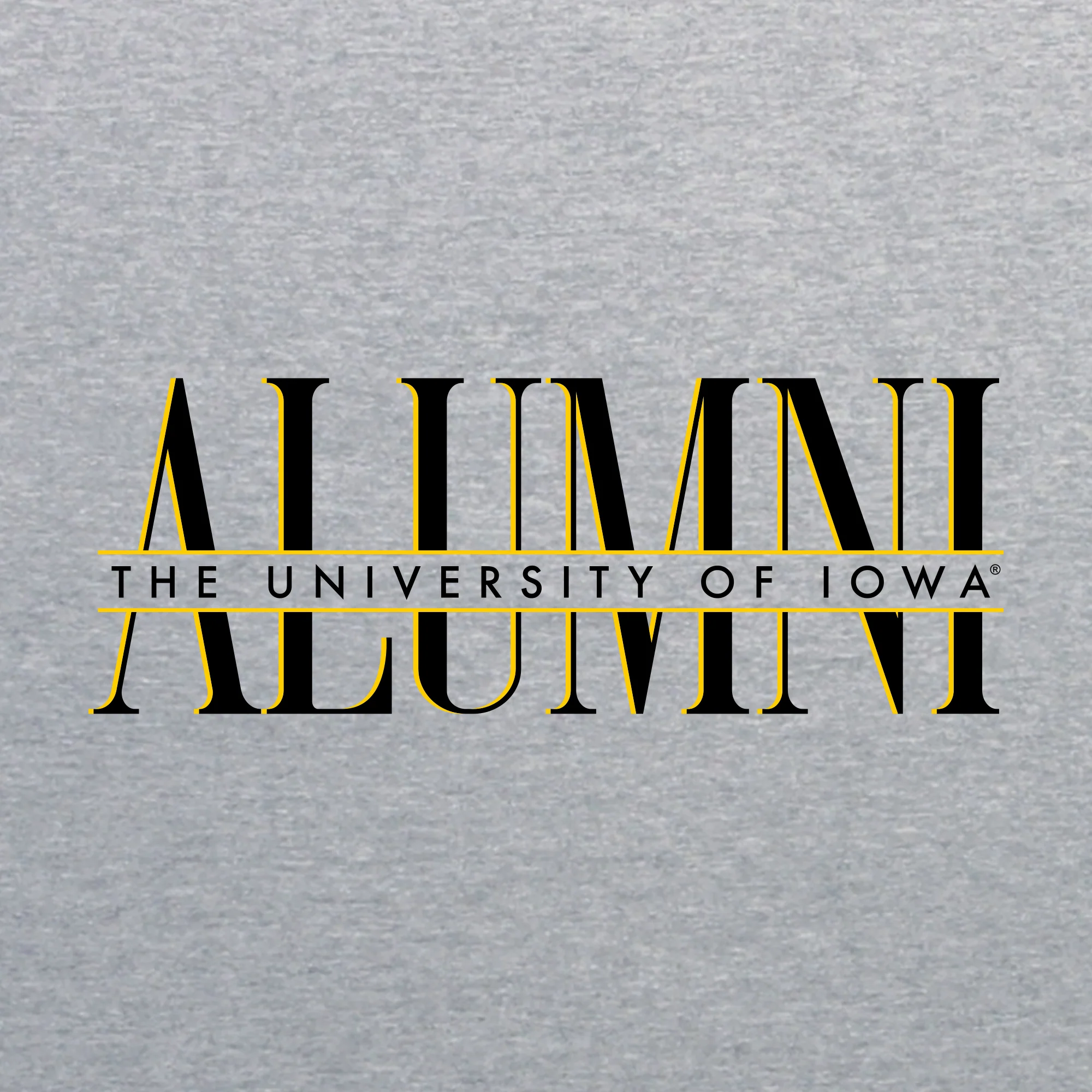 Iowa Classic Alumni T-Shirt - Sport Grey - Image 2