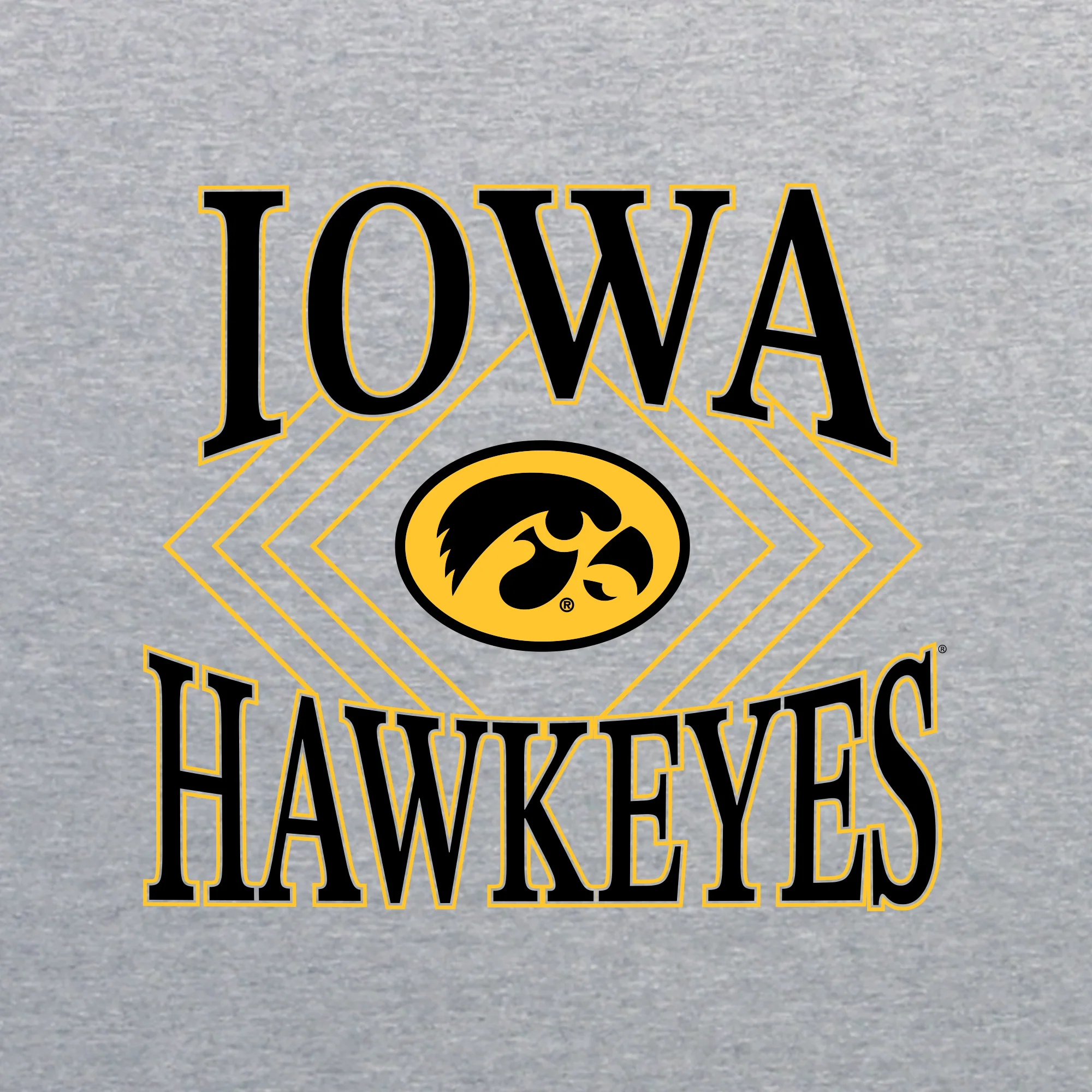Iowa Diamond Victory JA BTB Fleece Crewneck - Oxford - Image 2