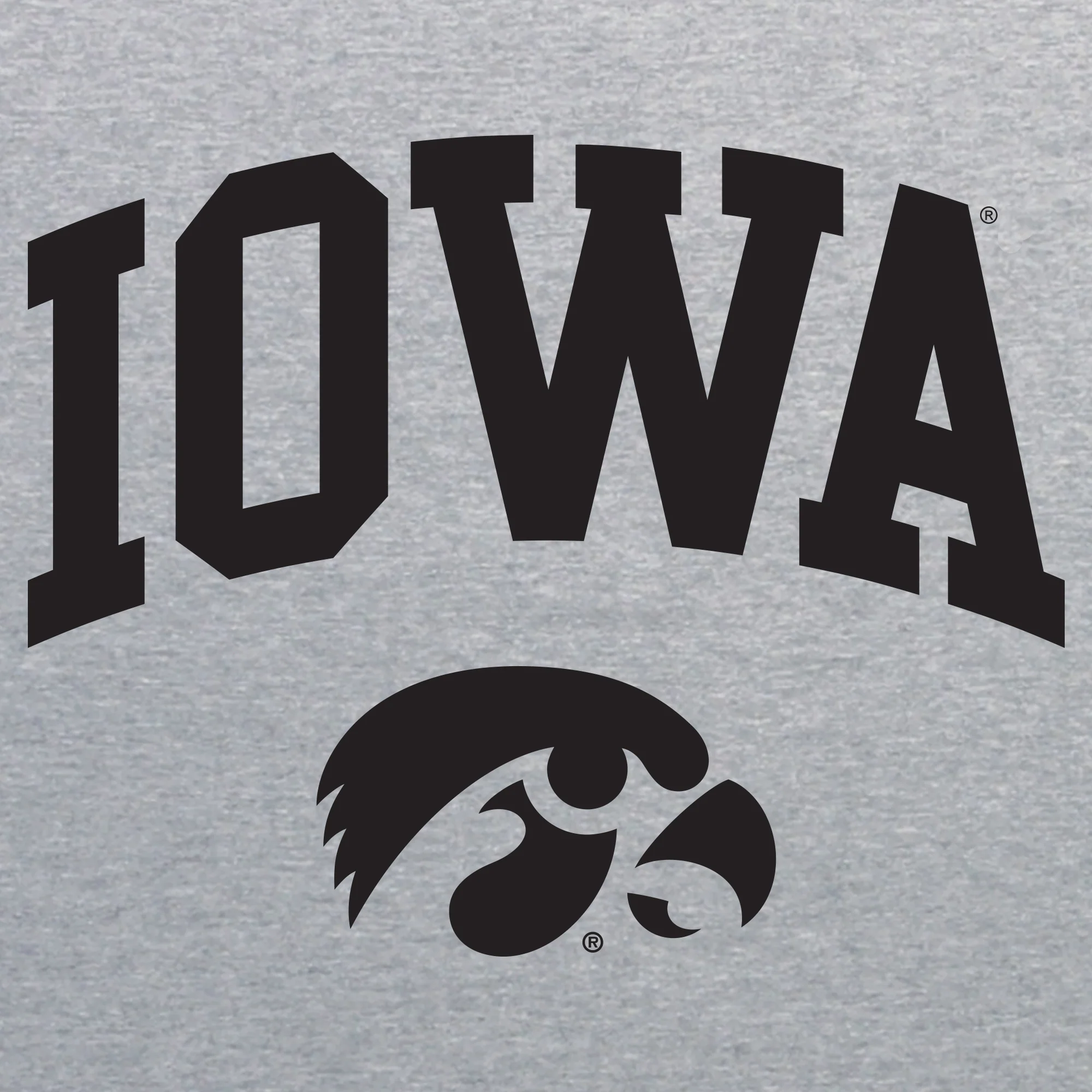 Iowa Hawkeyes Arch Logo Tank Top - Sport Grey - Image 2