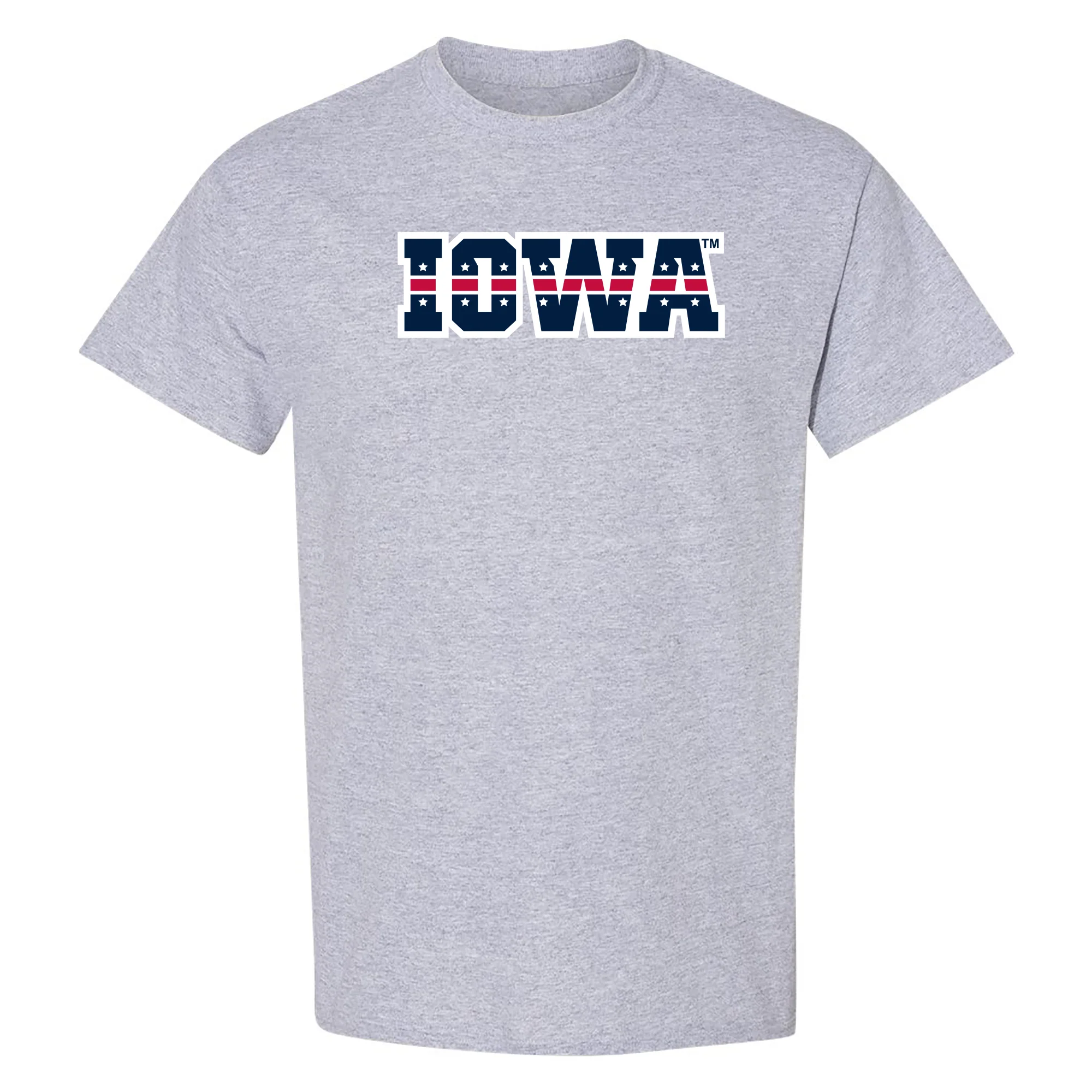 Iowa Hawkeyes Patriotic Wordmark T Shirt - Image 5