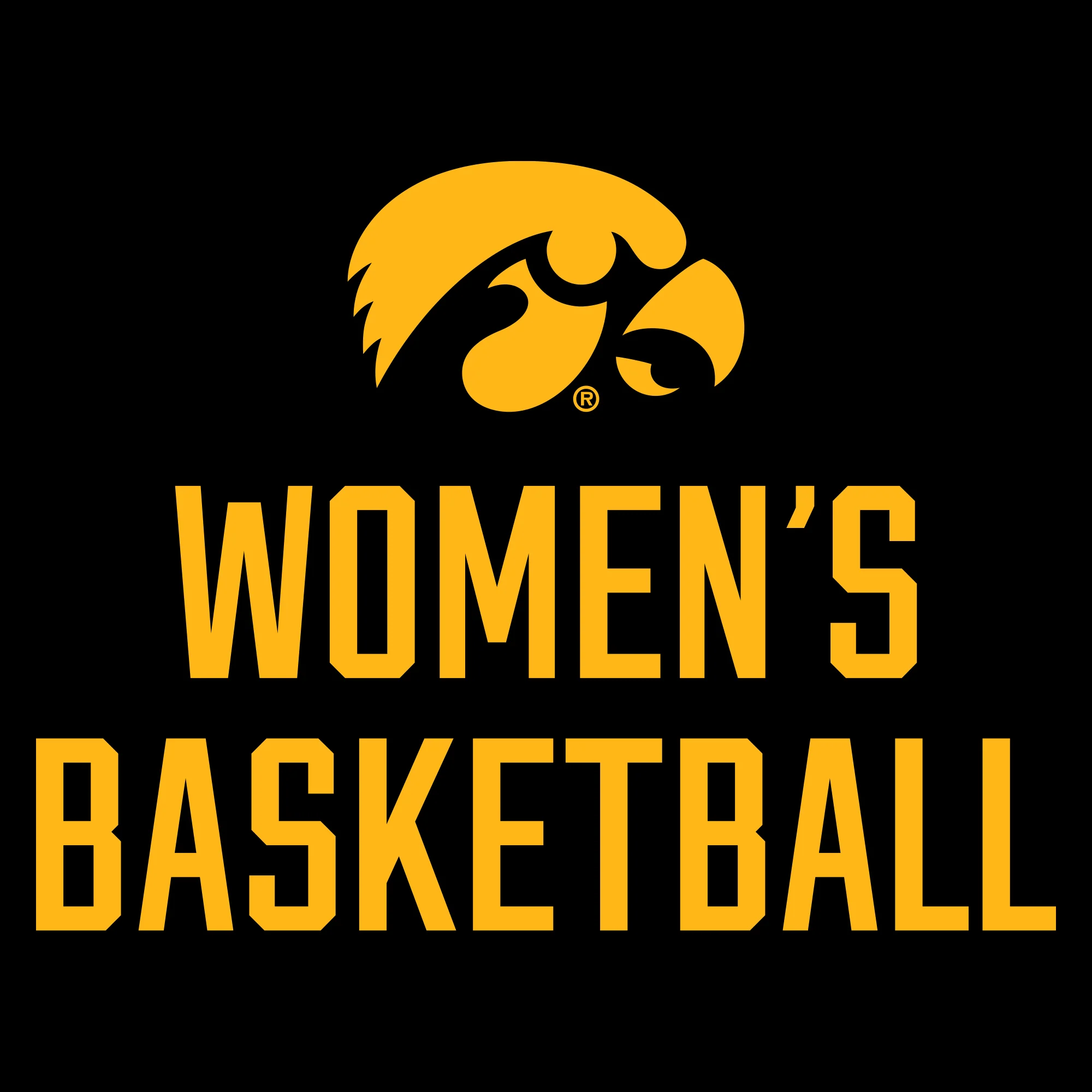 Iowa Women's Basketball Logo T-Shirt - Black - Image 2