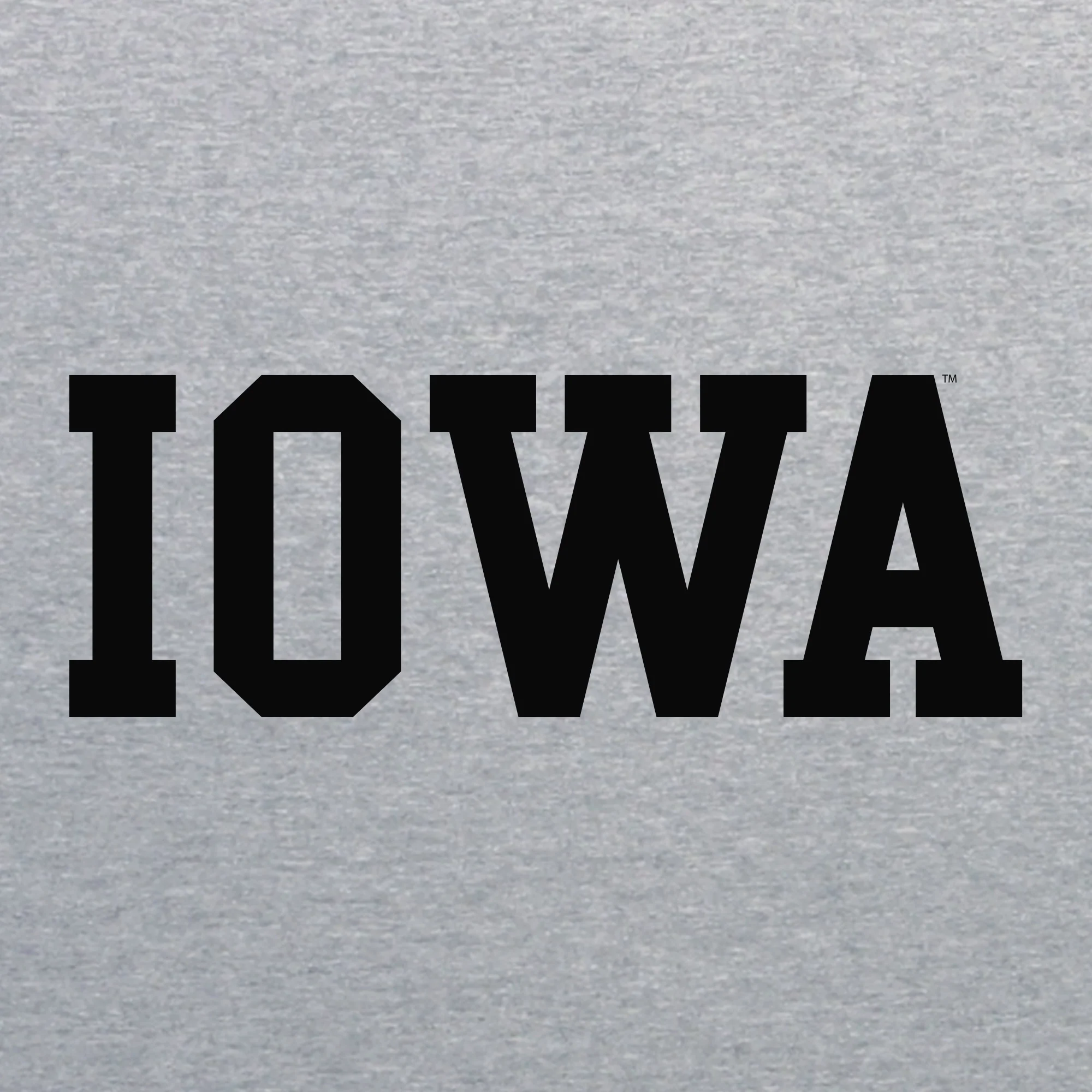 Iowa Hawkeyes Basic Block Youth Hoodie - Sport Grey - Image 2