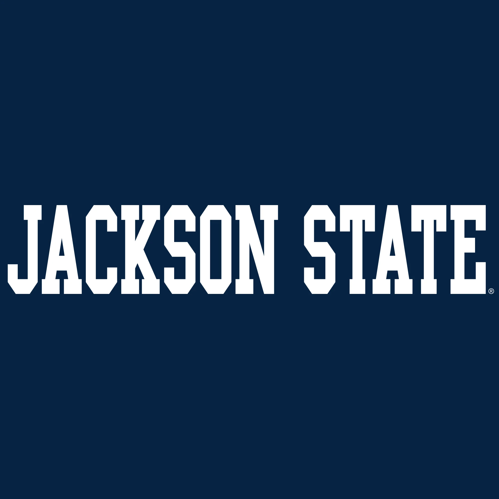 Jackson State Tigers Basic Block Crewneck Sweatshirt - Navy - Image 2