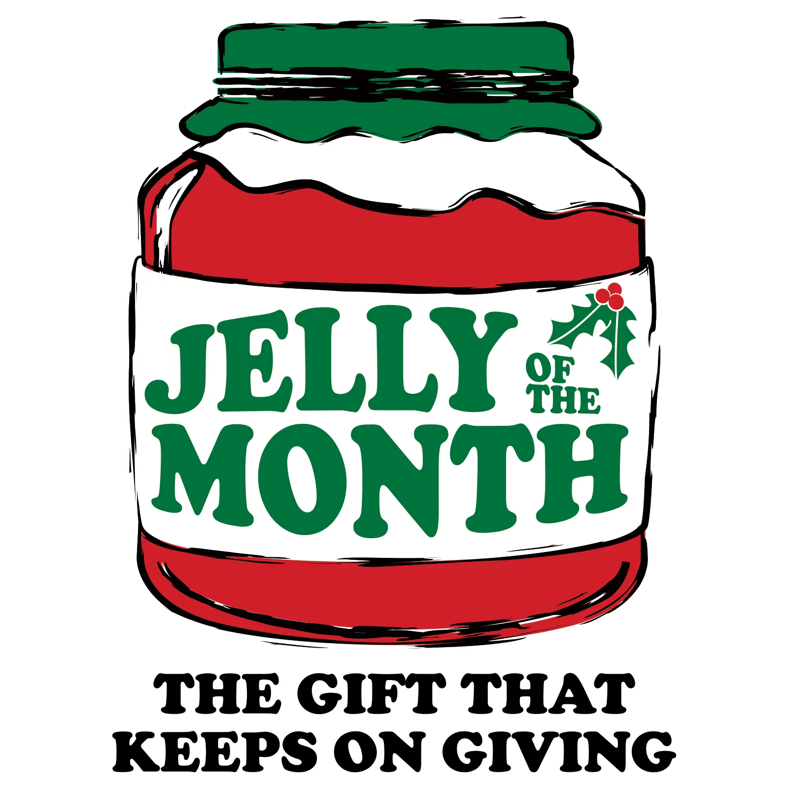 Jelly of the Month - Funny Christmas Vacation Graphic T Shirt - White - Image 2