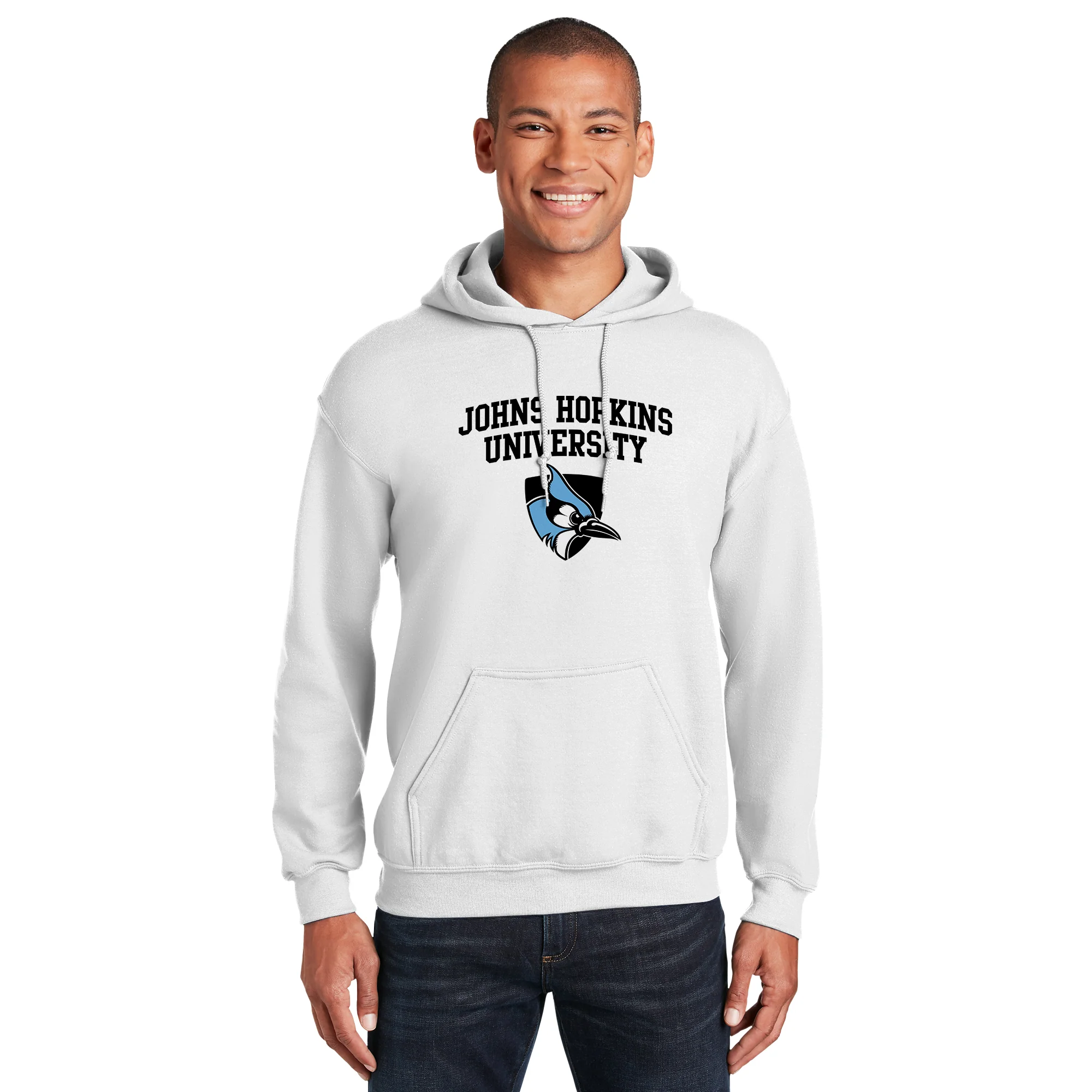 Johns Hopkins Blue Jays Arch Logo Hoodie - Image 6