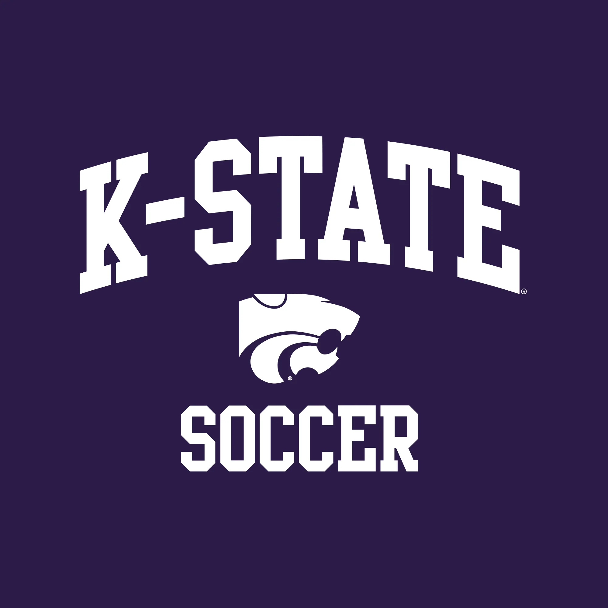 K-State Arch Logo Soccer T-Shirt - Purple - Image 2