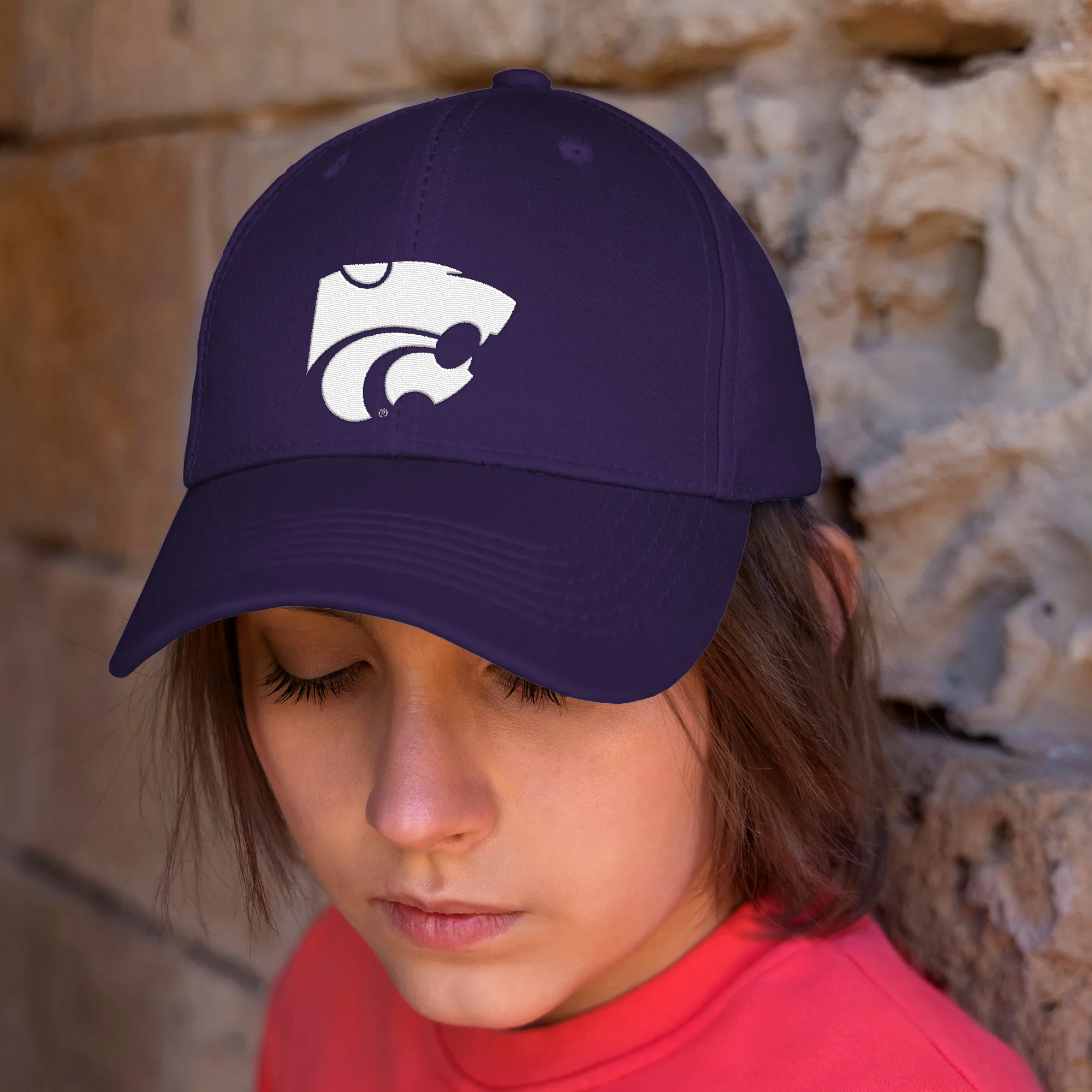Kansas State Primary Logo Dad Hat - Image 3