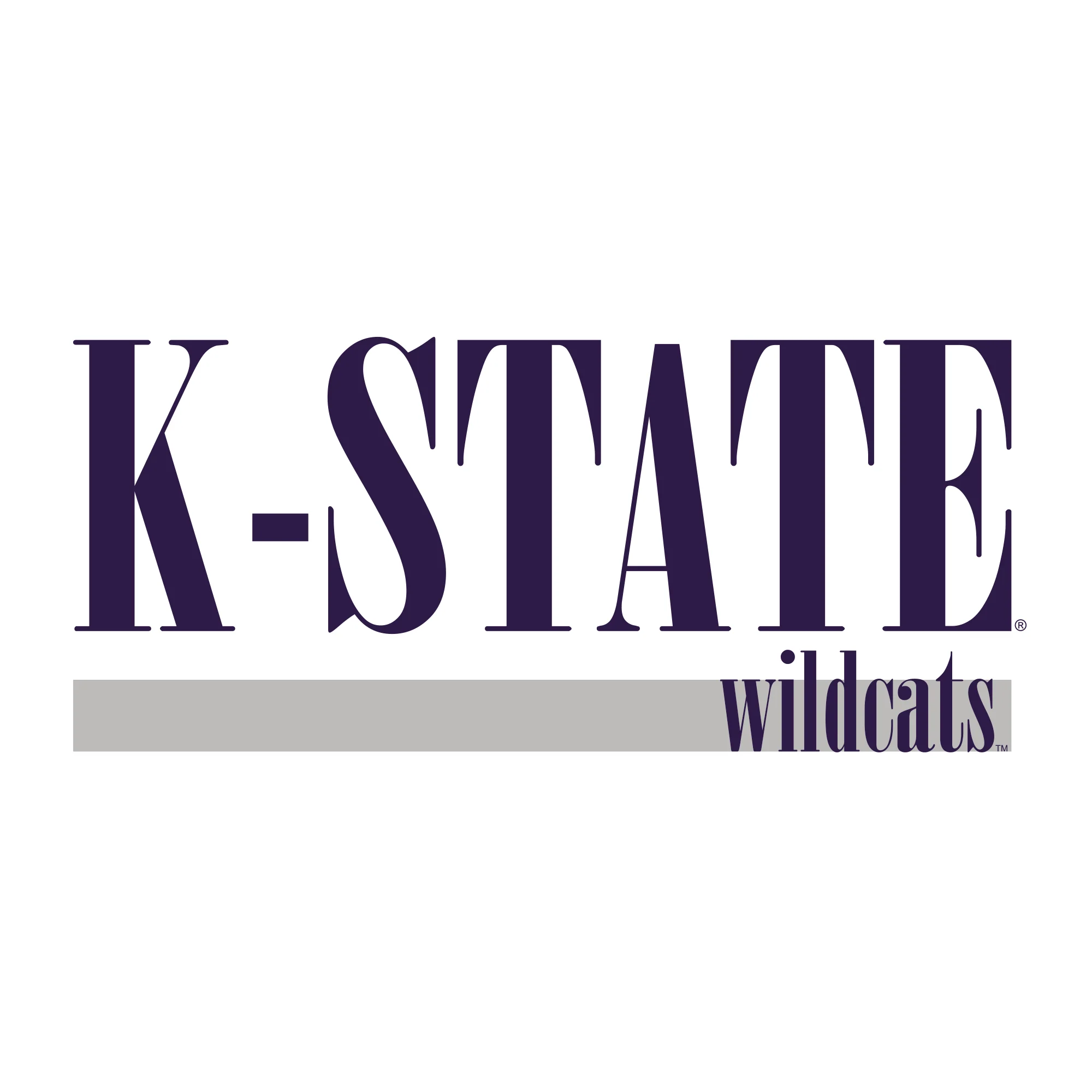 Kansas State University Wildcats Boldline Basic Cotton Crewneck Sweatshirt - White - Image 2