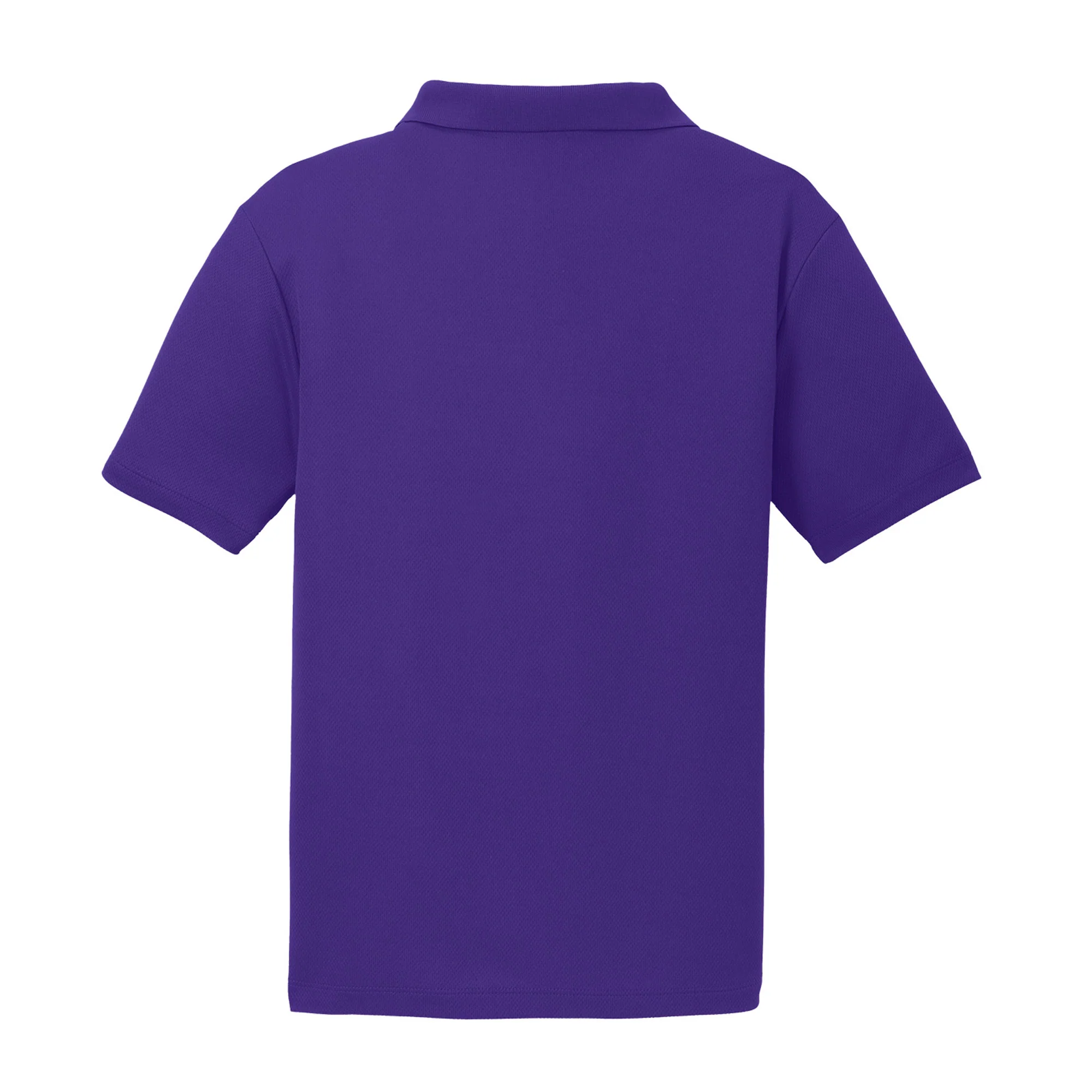 Kansas State University Wildcats Primary Logo Left Chest Embroidered Polo - Purple - Image 3
