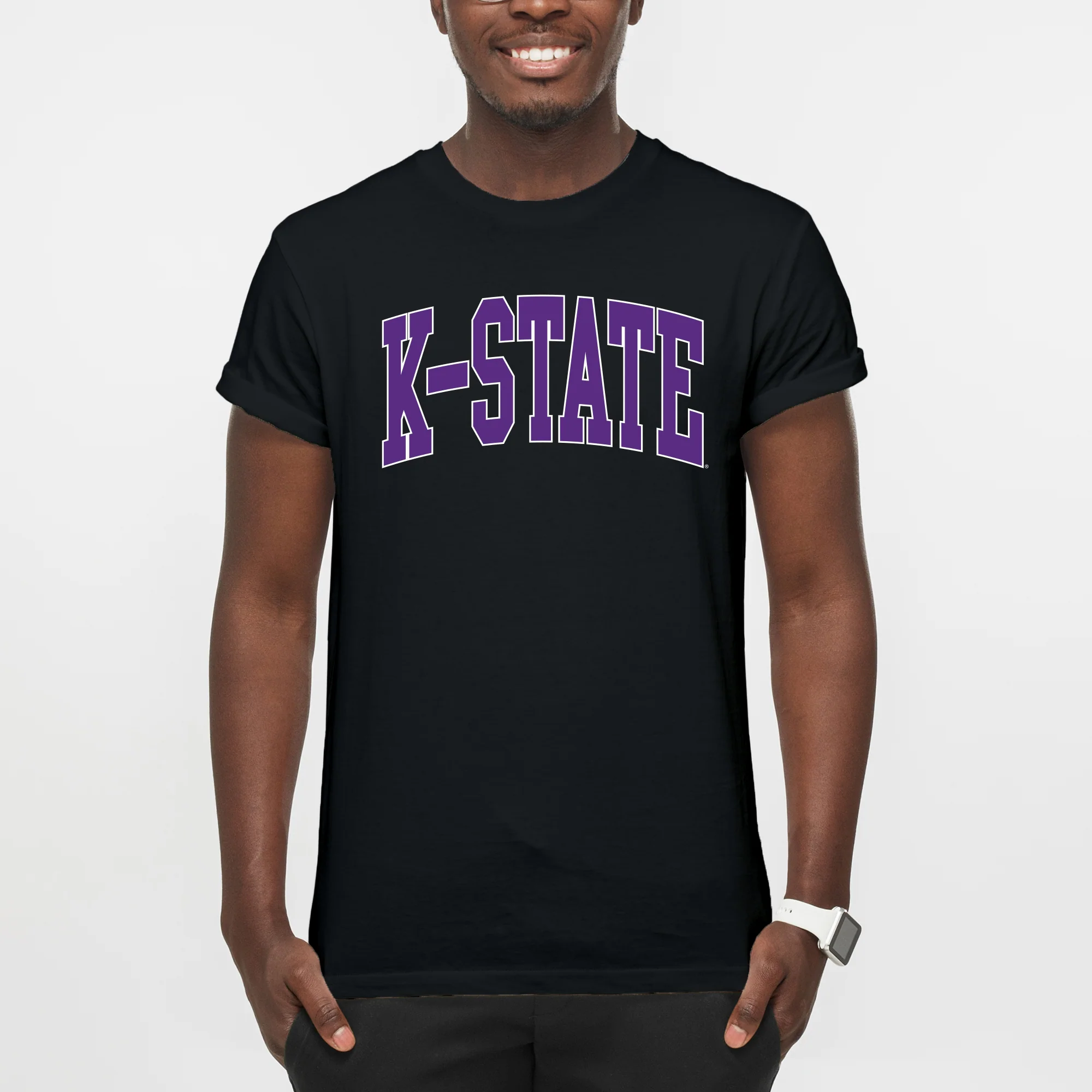 Kansas State Wildcats Mega Arch T-Shirt - Black - Image 3