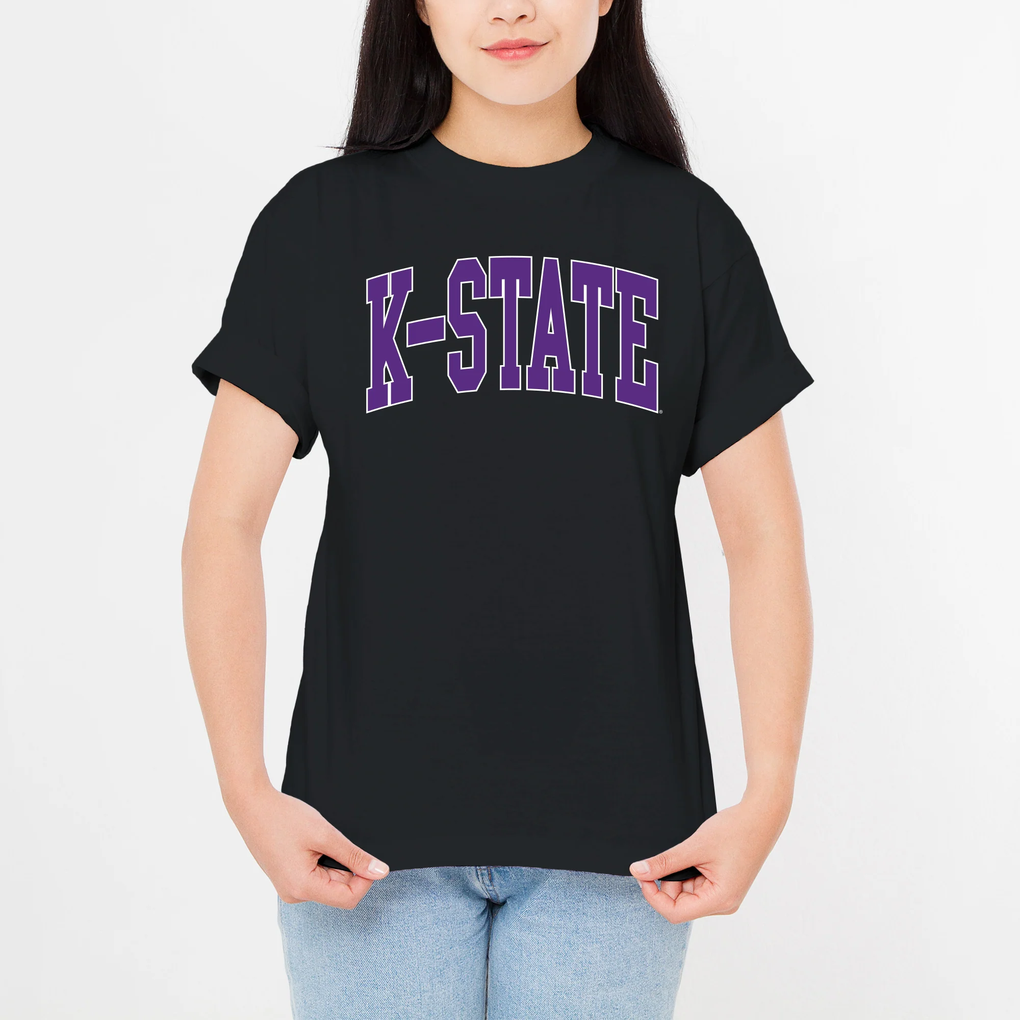 Kansas State Wildcats Mega Arch T-Shirt - Black - Image 4