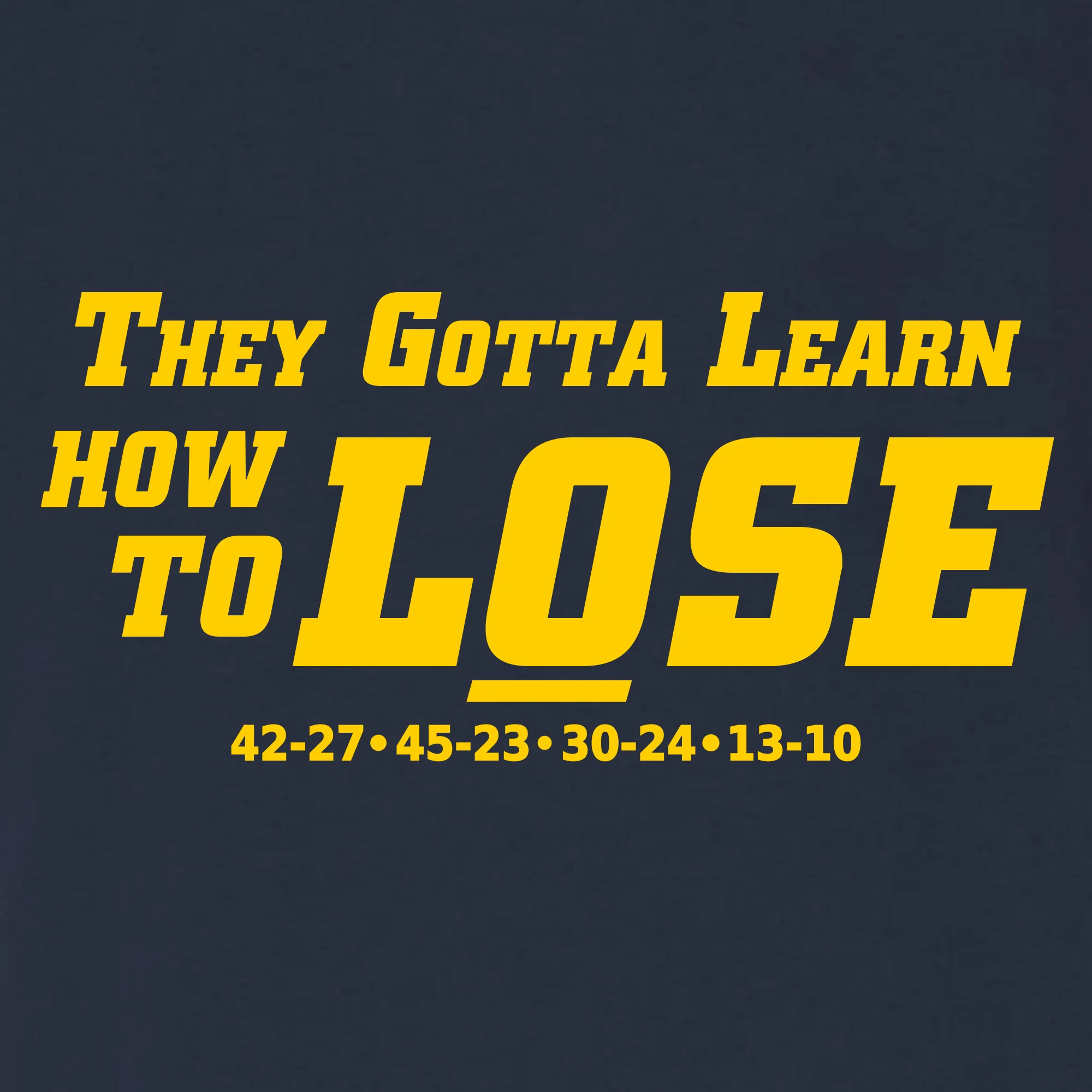 Learn to Lose Triblend T-Shirt - Navy Triblend - Image 2