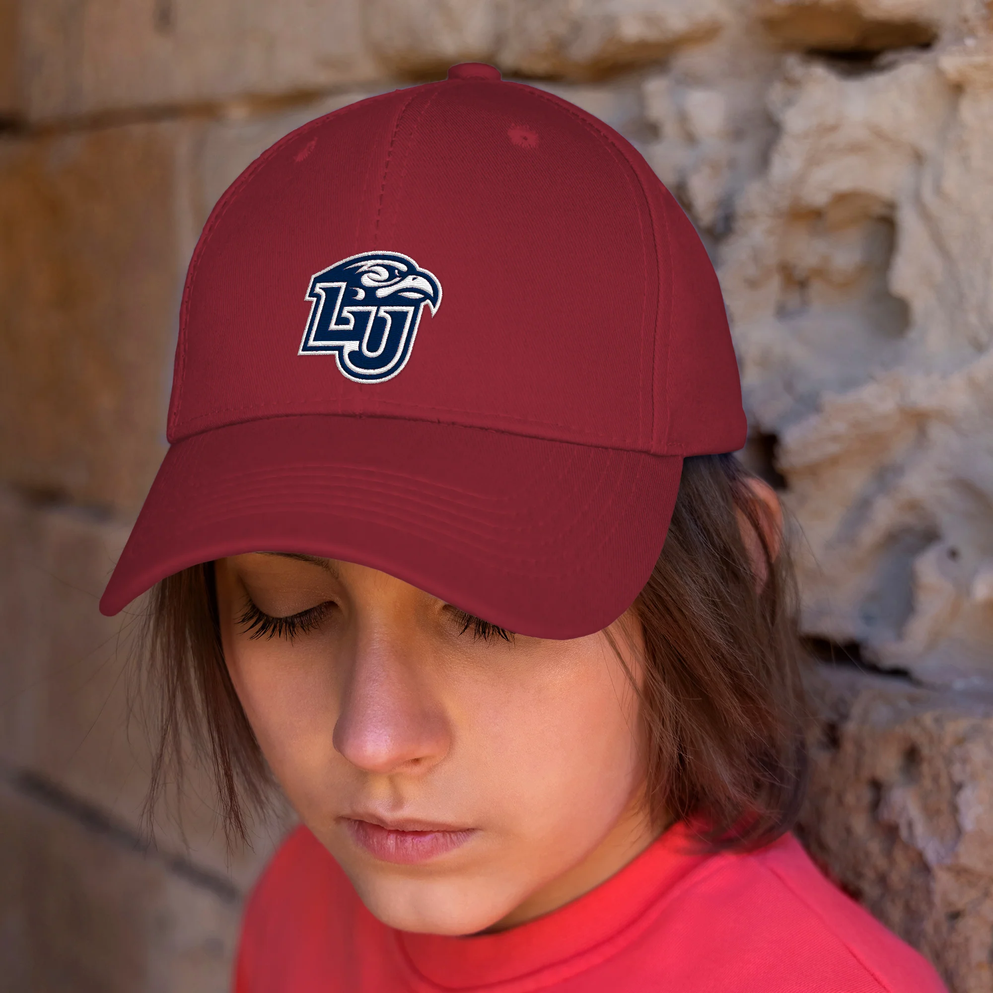 Liberty Flames Primary Logo Dad Hat - Image 6
