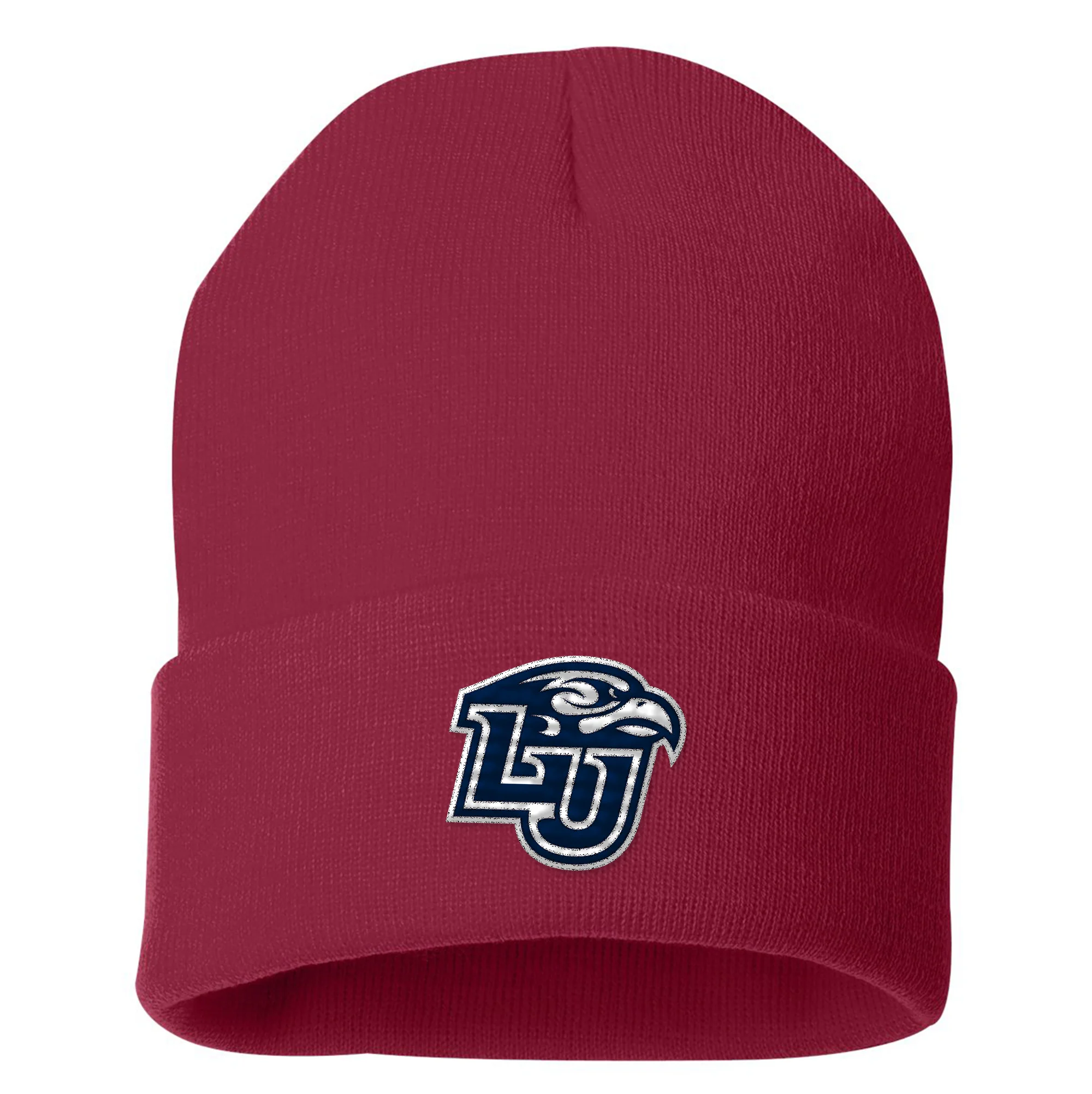 Liberty Flames Primary Logo Solid Knit Cuffed Beanie - Image 2
