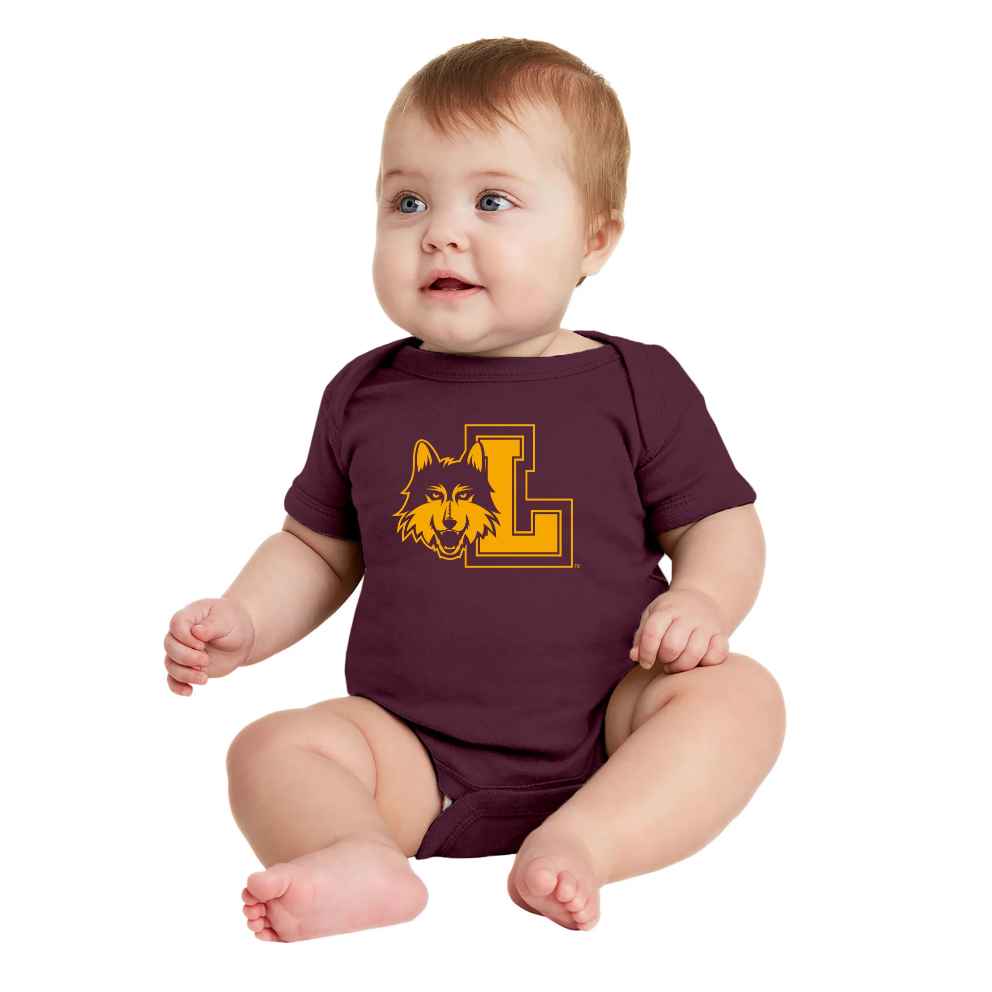 Loyola Chicago Primary Logo Creeper - Maroon - Image 3
