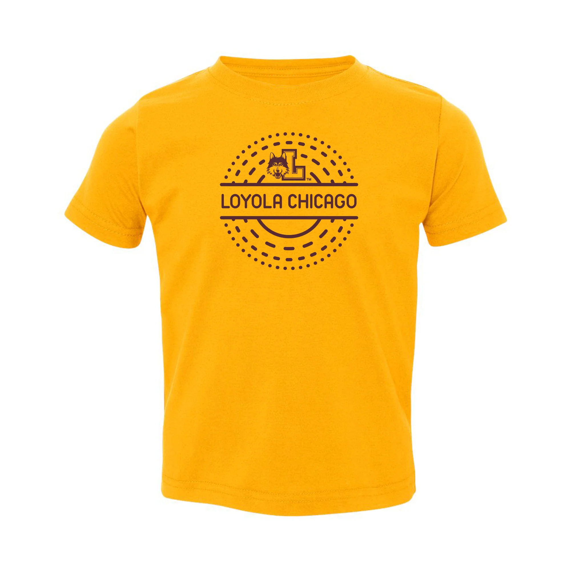 Loyola Chicago Sunny Circle Toddler T-Shirt - Gold