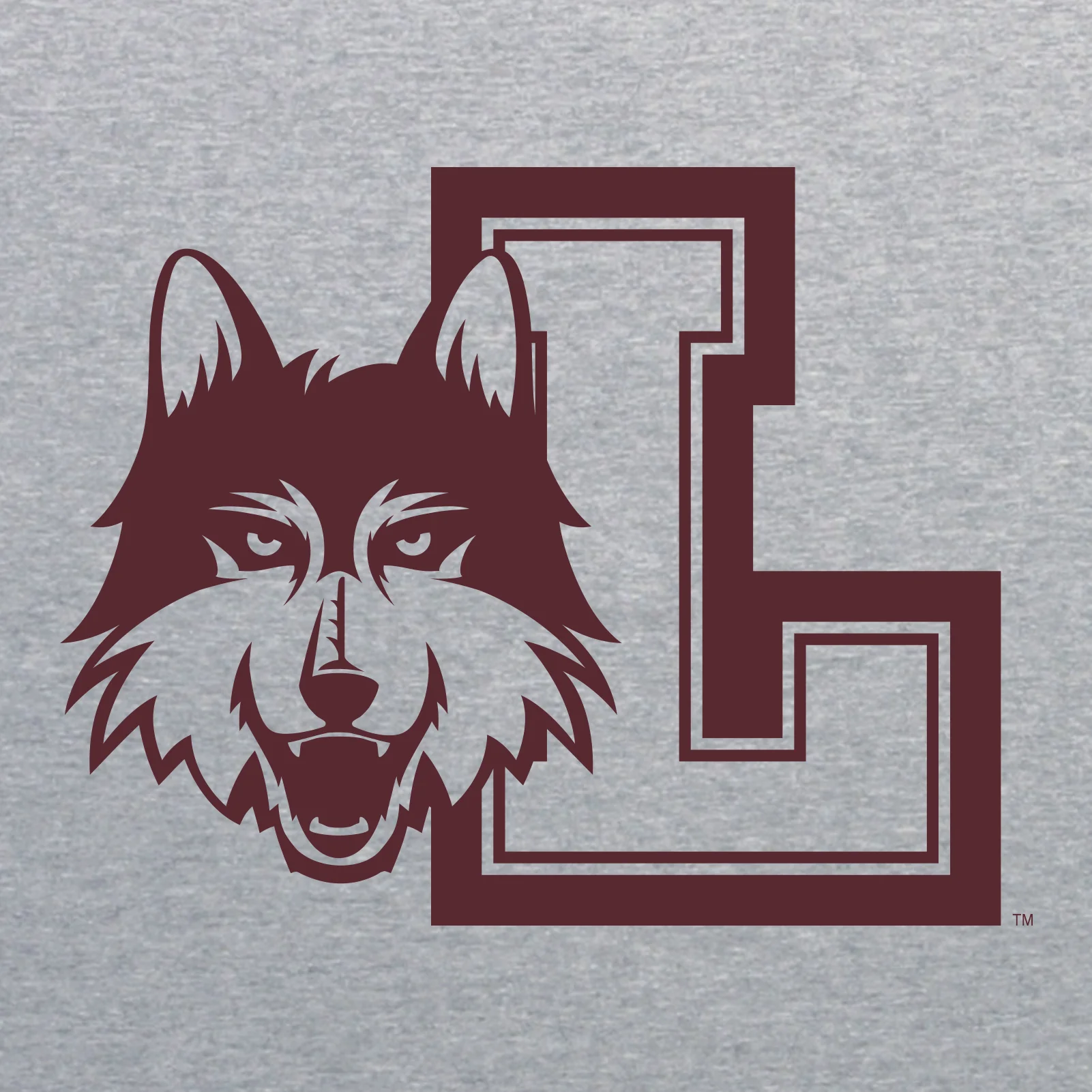 Loyola University Chicago Ramblers Logo Short Sleeve T Shirt - Sport Grey - Image 2