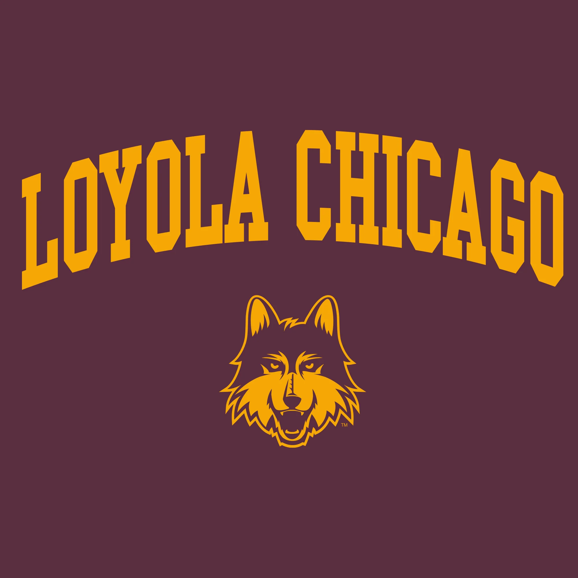 Loyola University Chicago Ramblers Arch Logo Hoodie - Maroon - Image 2