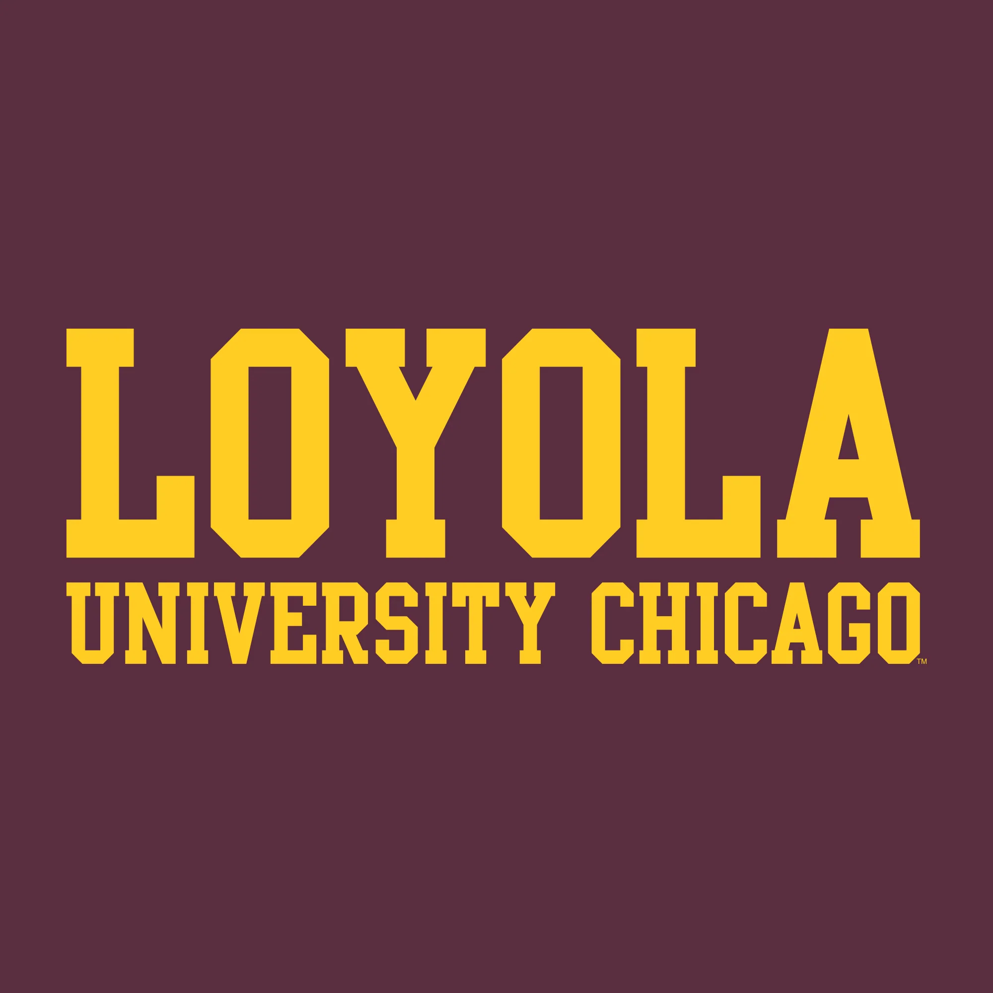 Loyola University Chicago Ramblers Basic Block Crewneck - Maroon - Image 2