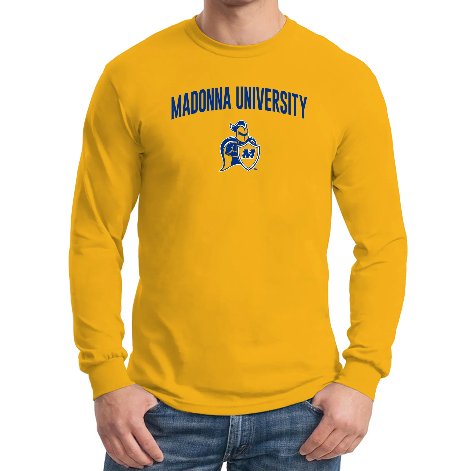 Madonna Arch Logo Long Sleeve - Gold - Image 3