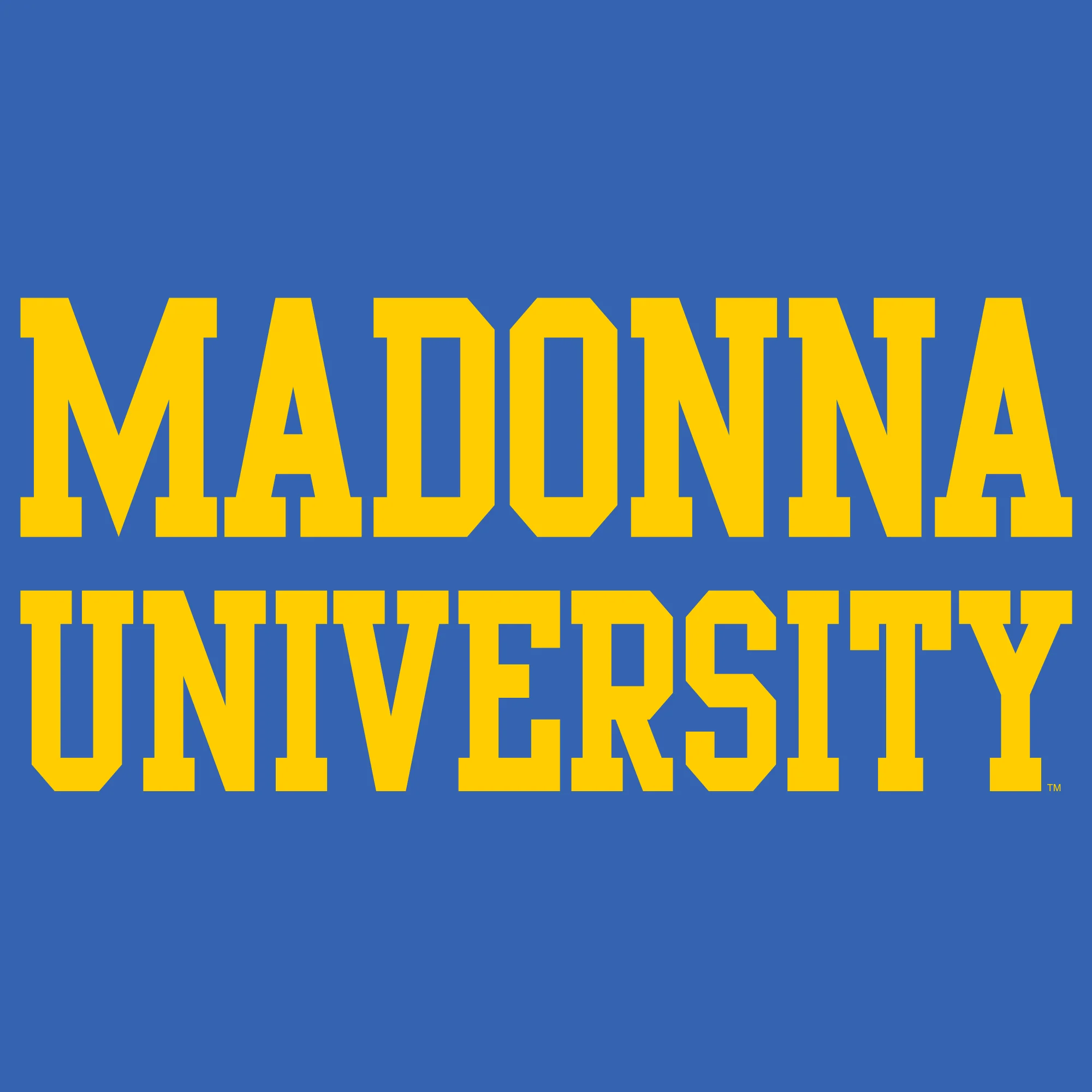 Madonna University Crusaders Basic Block Hoodie - Royal - Image 2