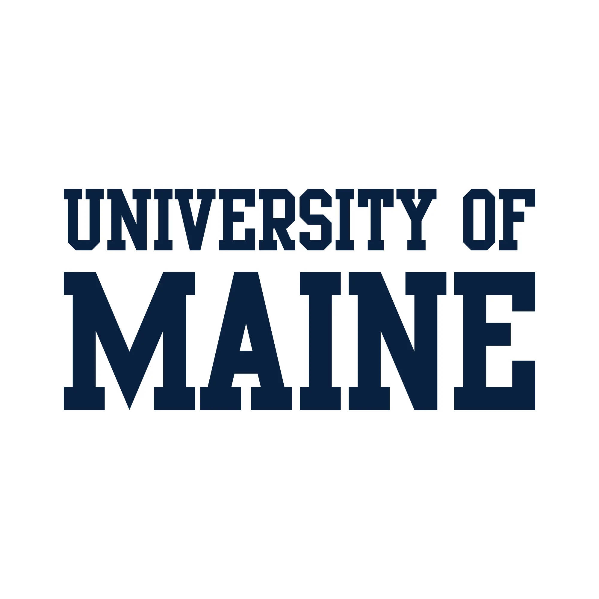 Maine Black Bears Basic Block T Shirt - White - Image 2