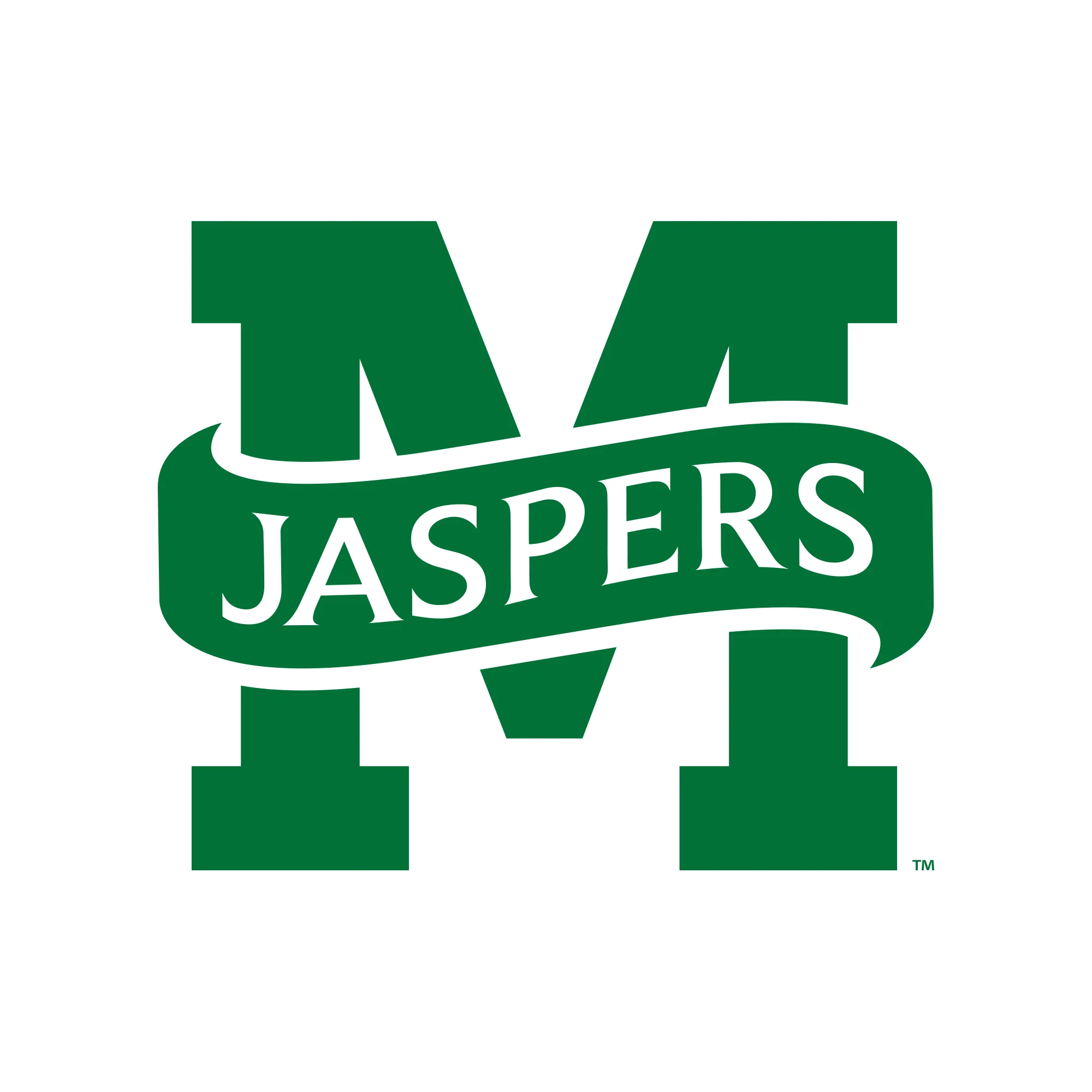 Manhattan College Jaspers Primary Logo Short Sleeve Womens T Shirt - White - Image 2