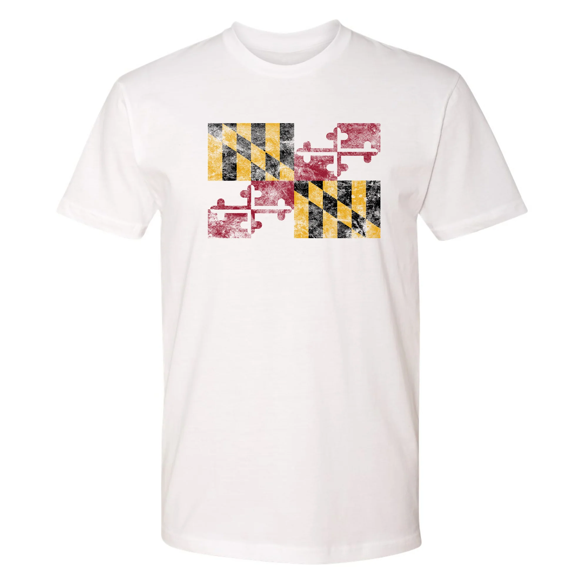 Maryland State Flag NLA T-Shirt - White