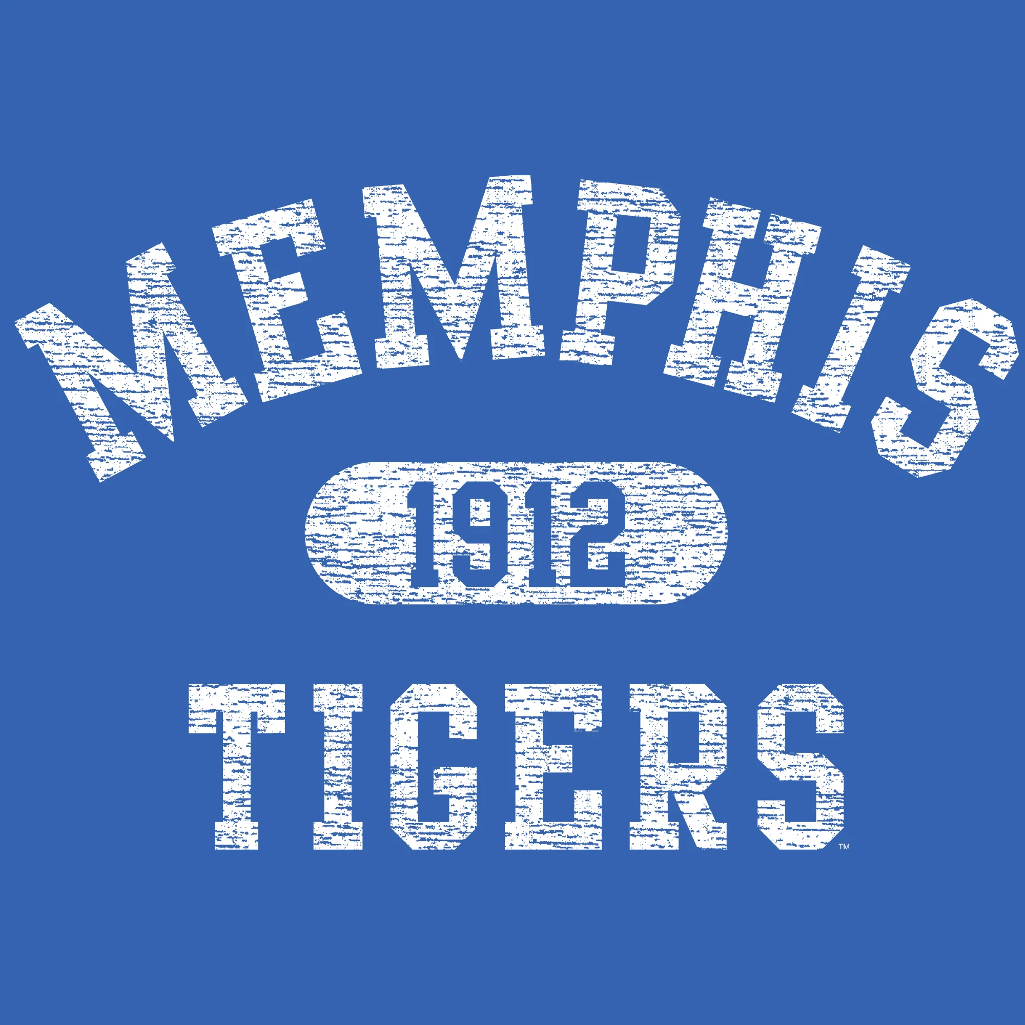 Memphis Tigers Athletic Arch Hoodie - Royal - Image 2