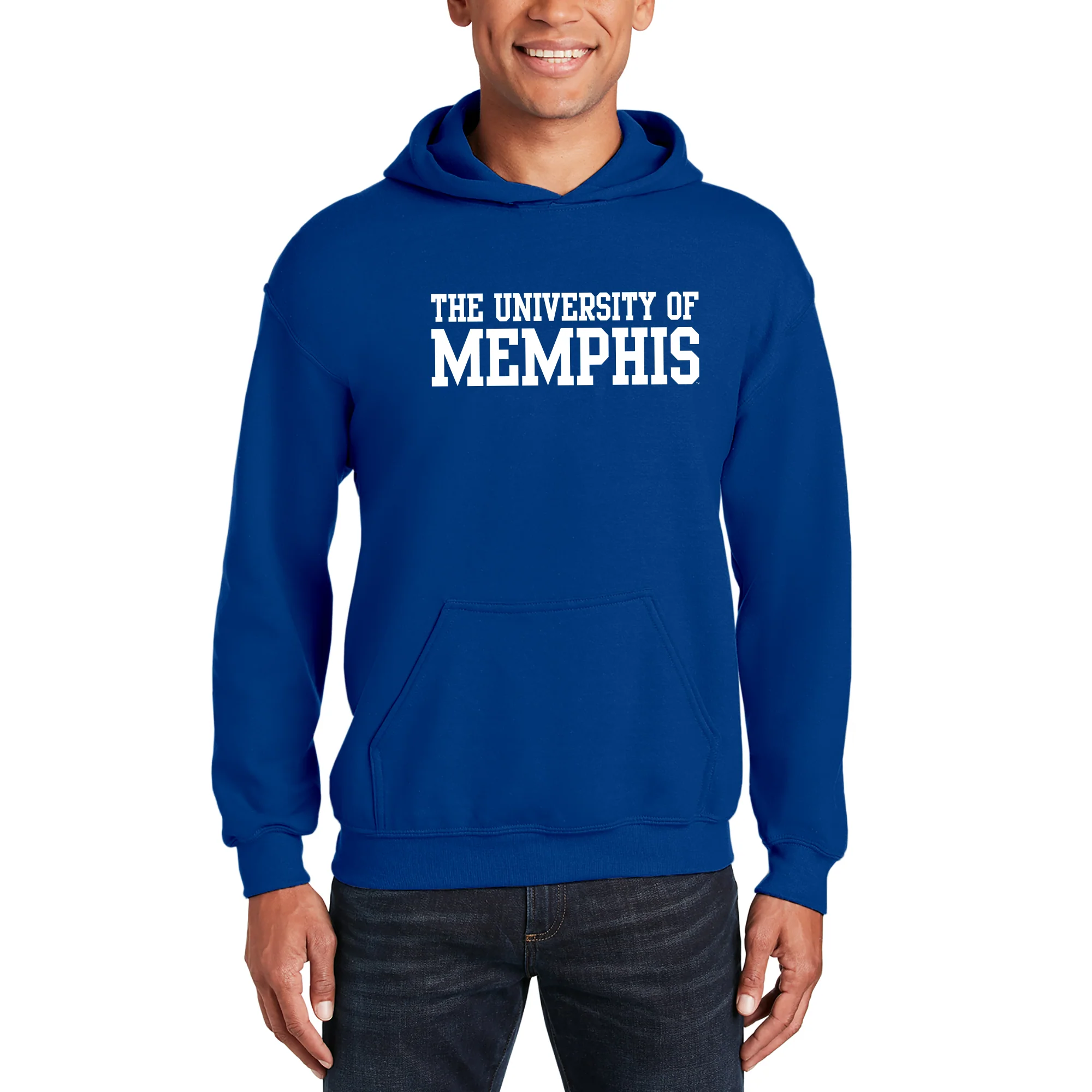 Memphis Tigers Basic Block Hoodie - Royal - Image 3