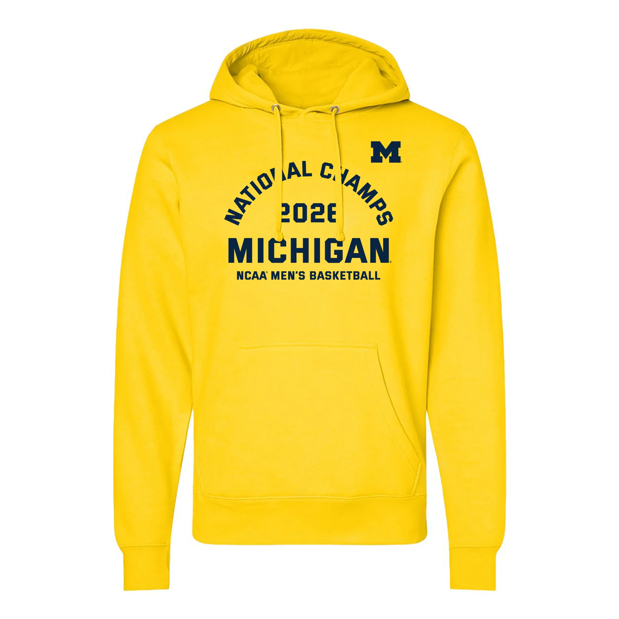 Michigan 2026 Basketball National Champions Blocker Hoodie