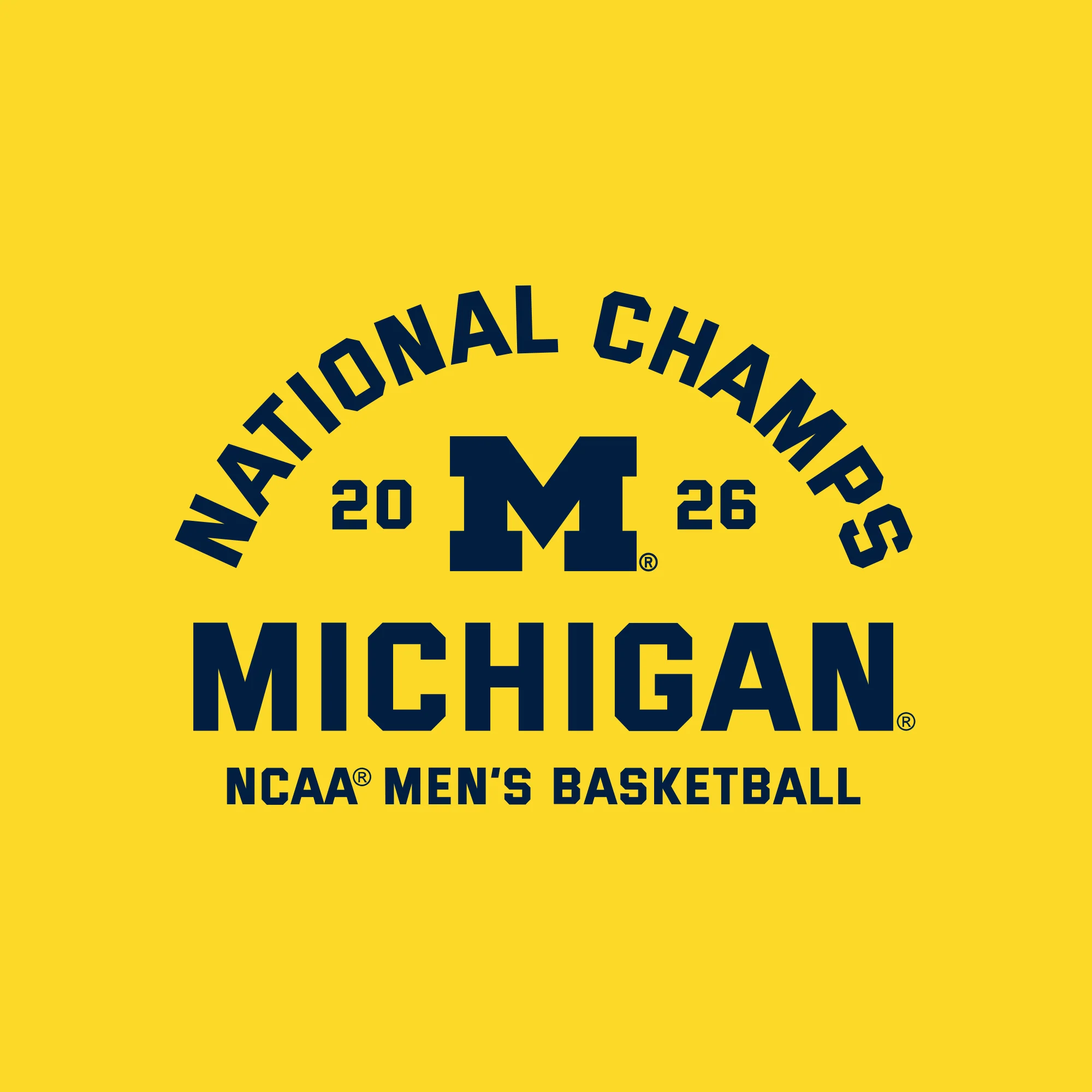 Michigan 2026 Basketball National Champions Blocker Infant Creeper - Image 6
