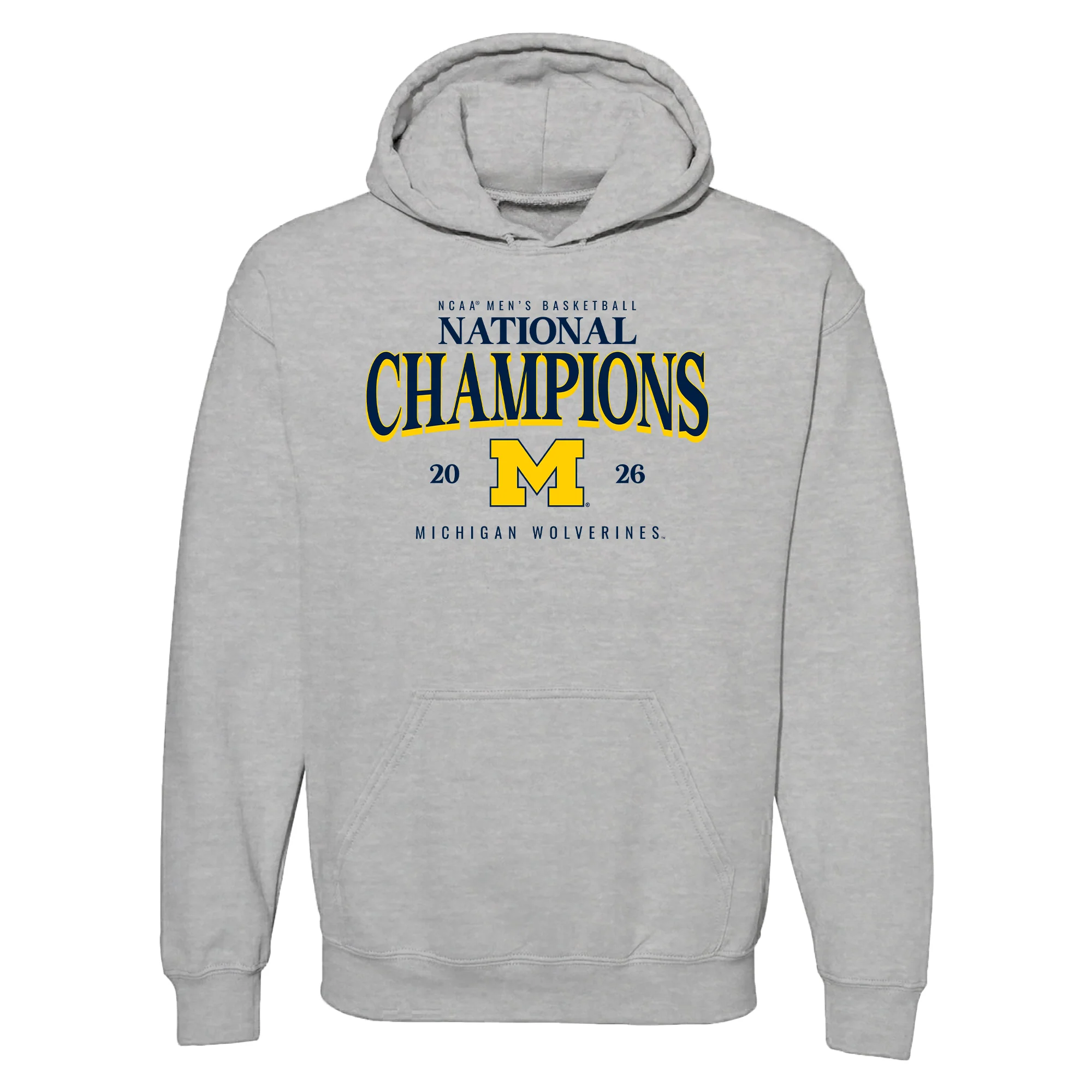 Michigan 2026 Basketball National Champions Graded Hoodie - Image 2