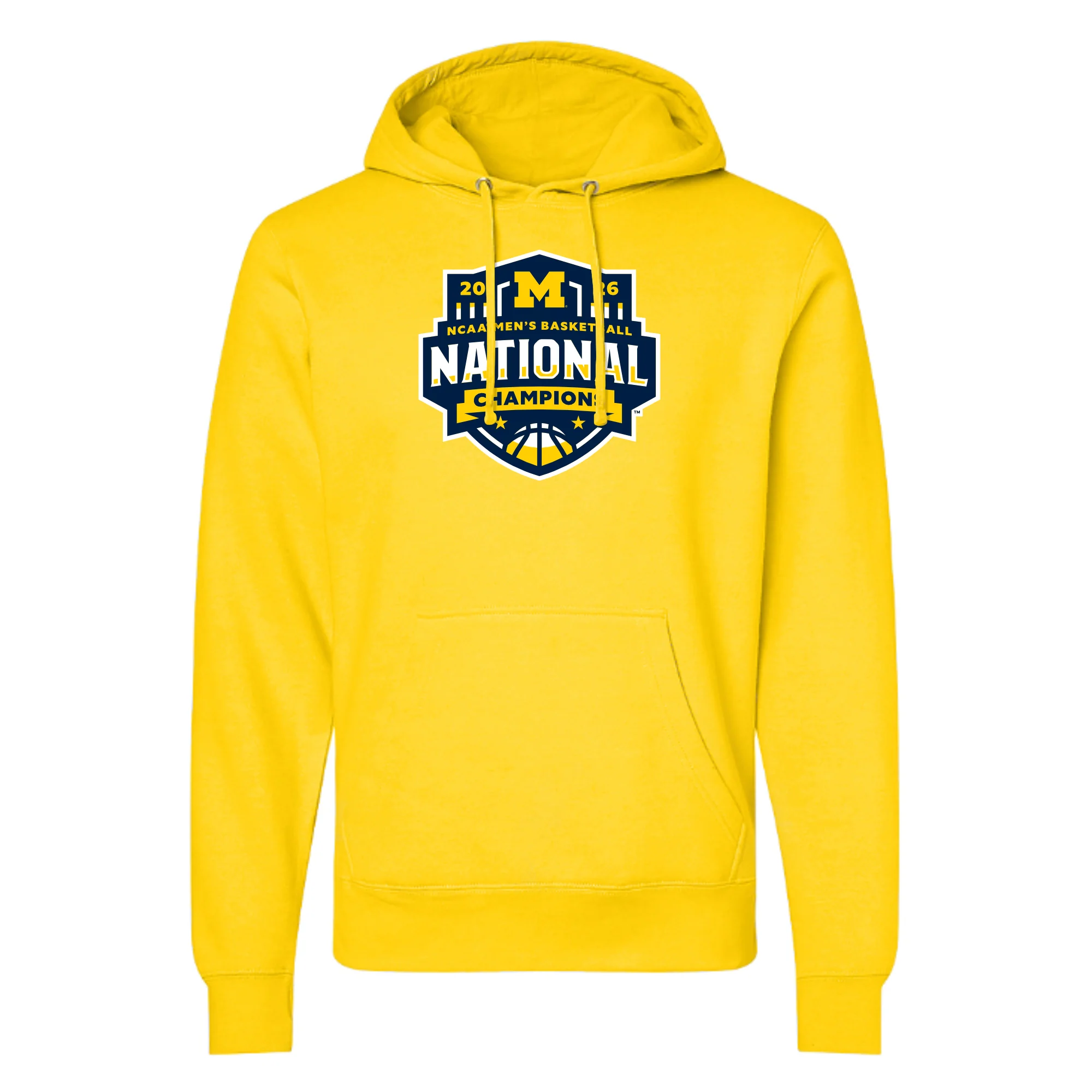 Michigan 2026 Basketball National Champions Logo Hoodie - Image 2