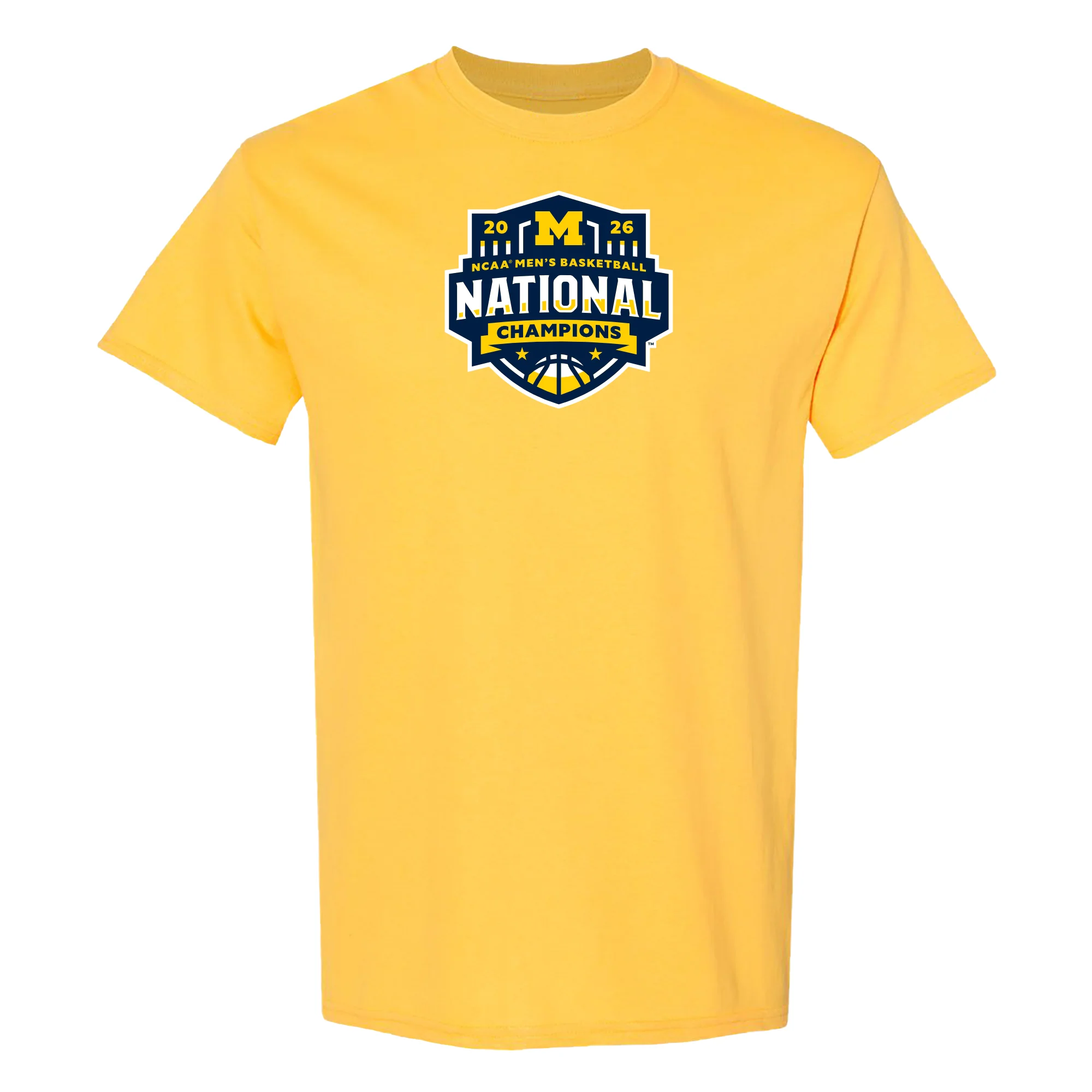 Michigan 2026 Basketball National Champions Logo T-Shirt - Image 2