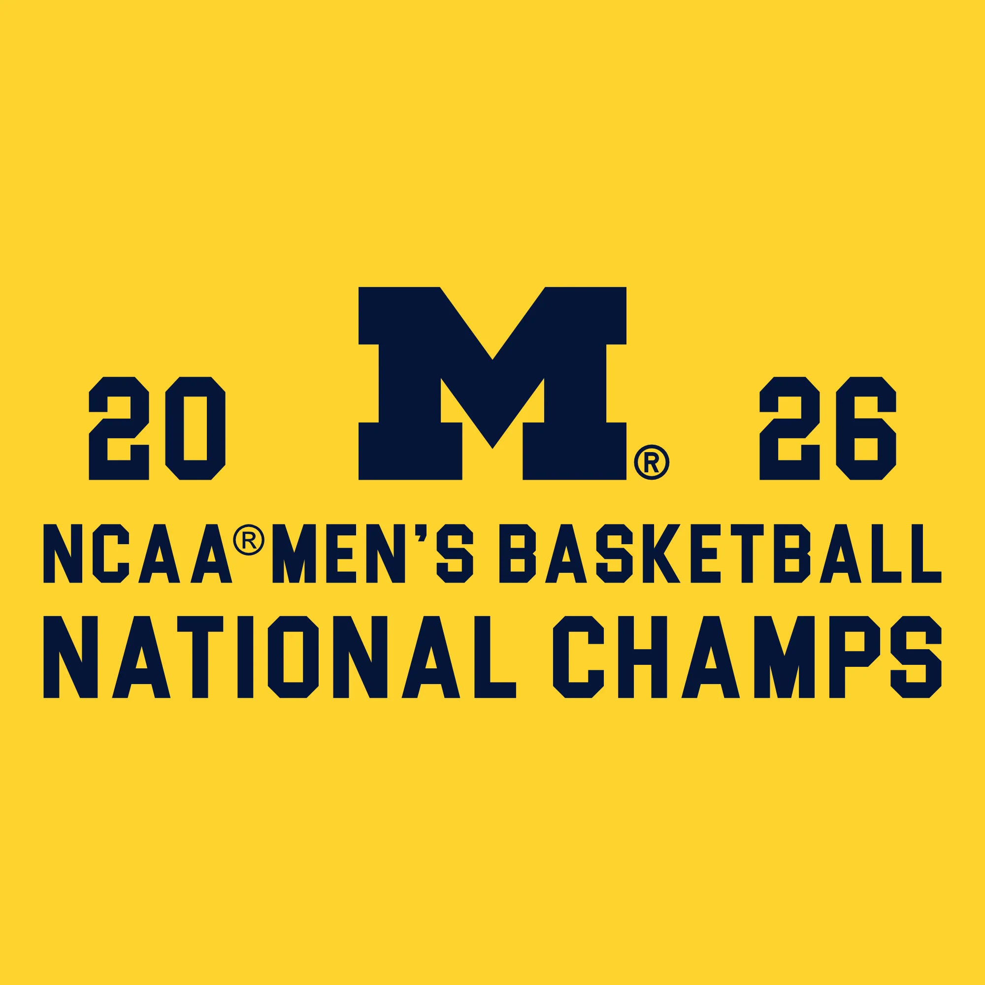 Michigan 2026 Basketball National Champions Simple Path Hat - Image 4