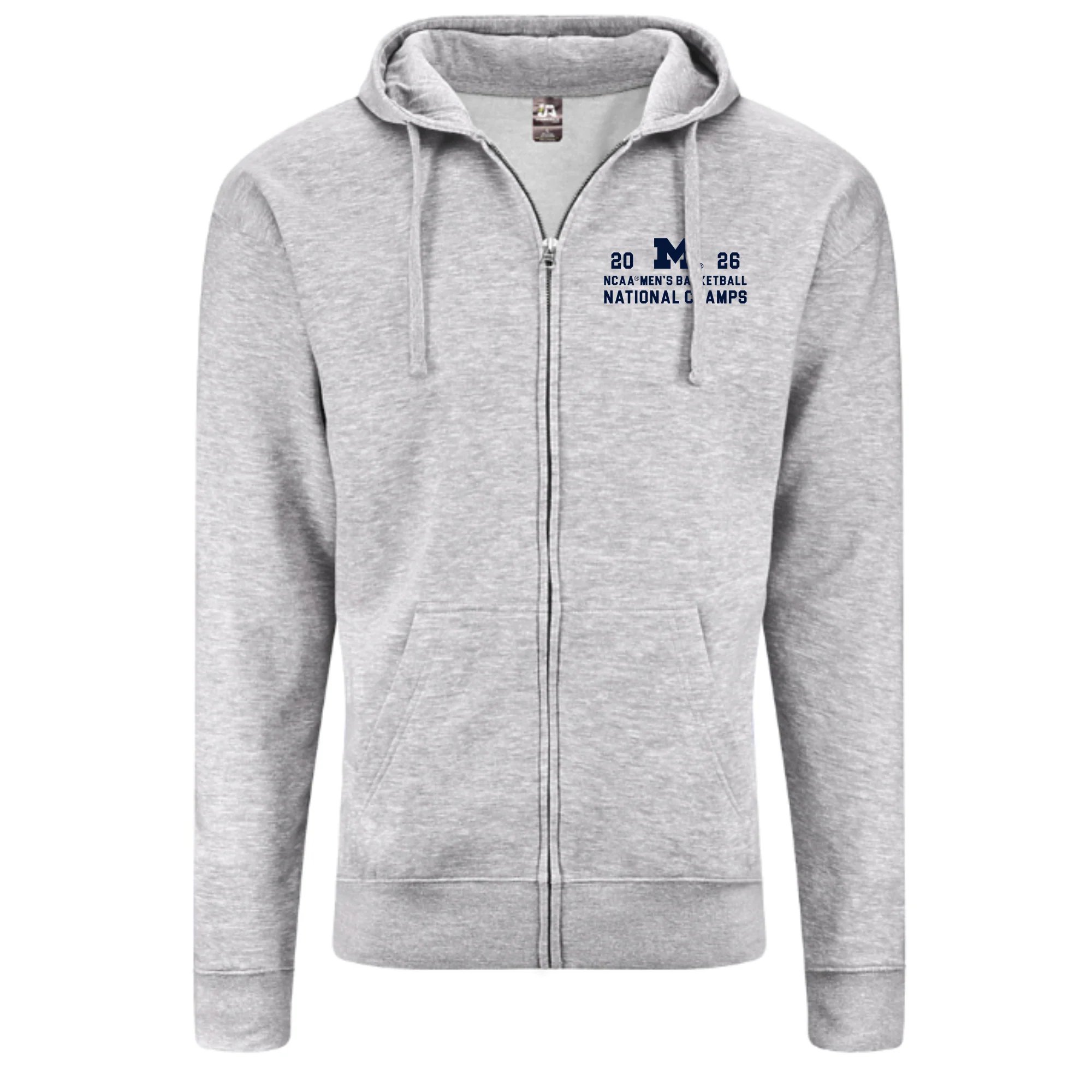 Michigan 2026 Basketball National Champions Simple Path LC Full Zip - Image 2
