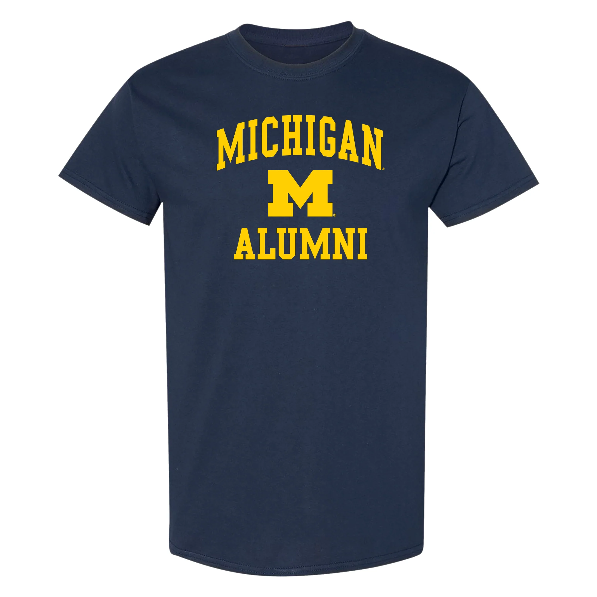 Michigan Arch Logo Alumni T-Shirt - Navy