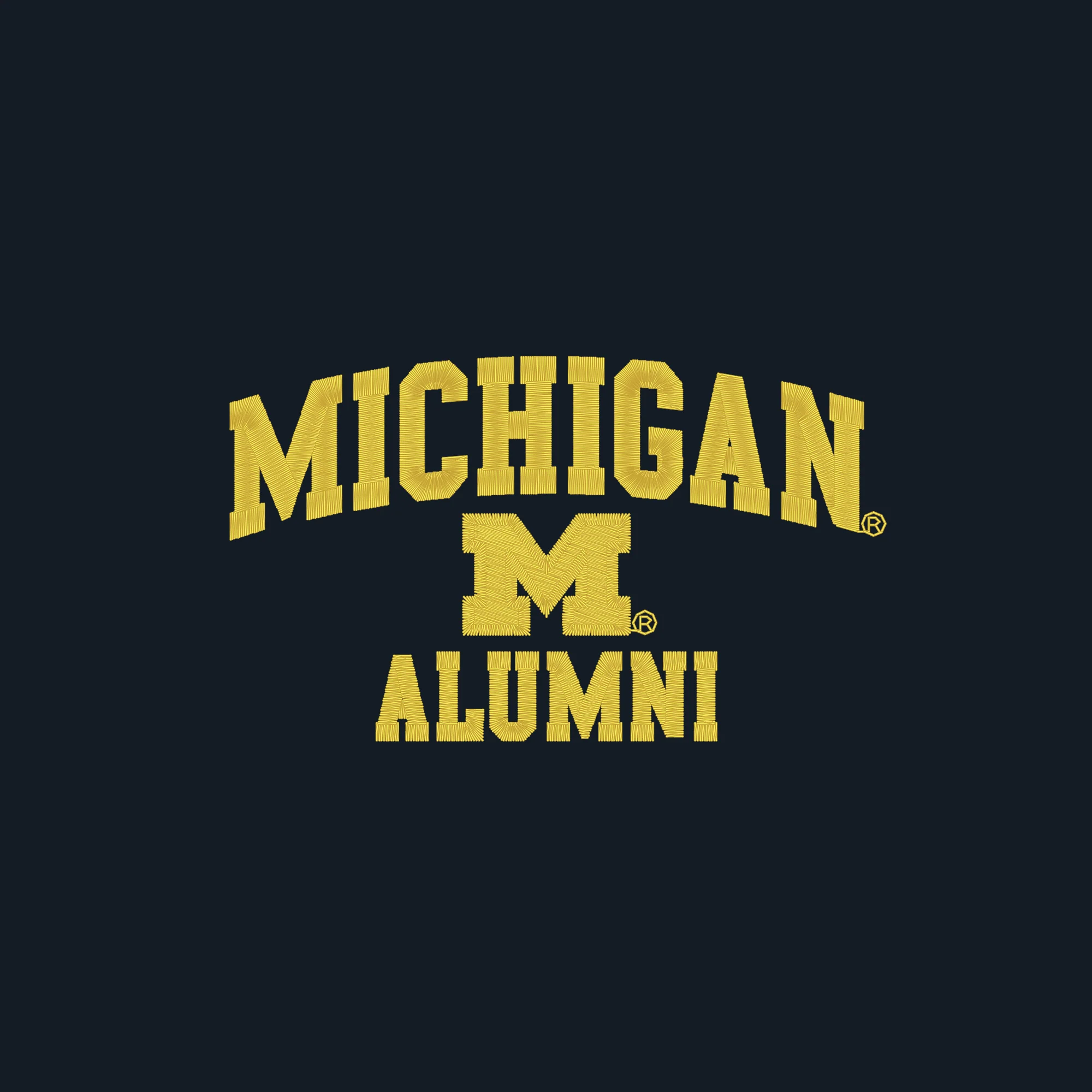Michigan Arch Logo ALUMNI Unstructured Hat - Navy - Image 2