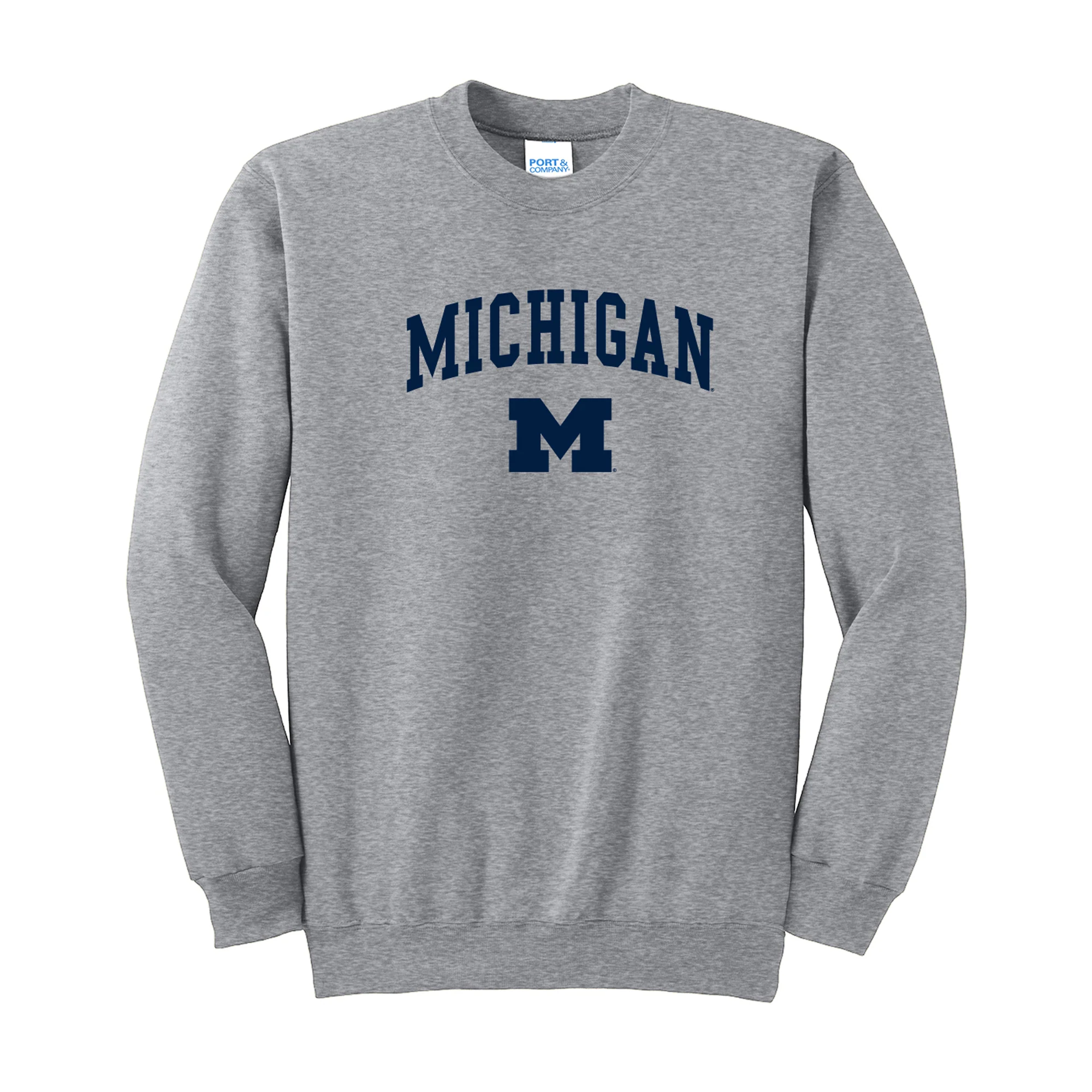 Michigan Arch Logo Tall Crewneck - Image 2