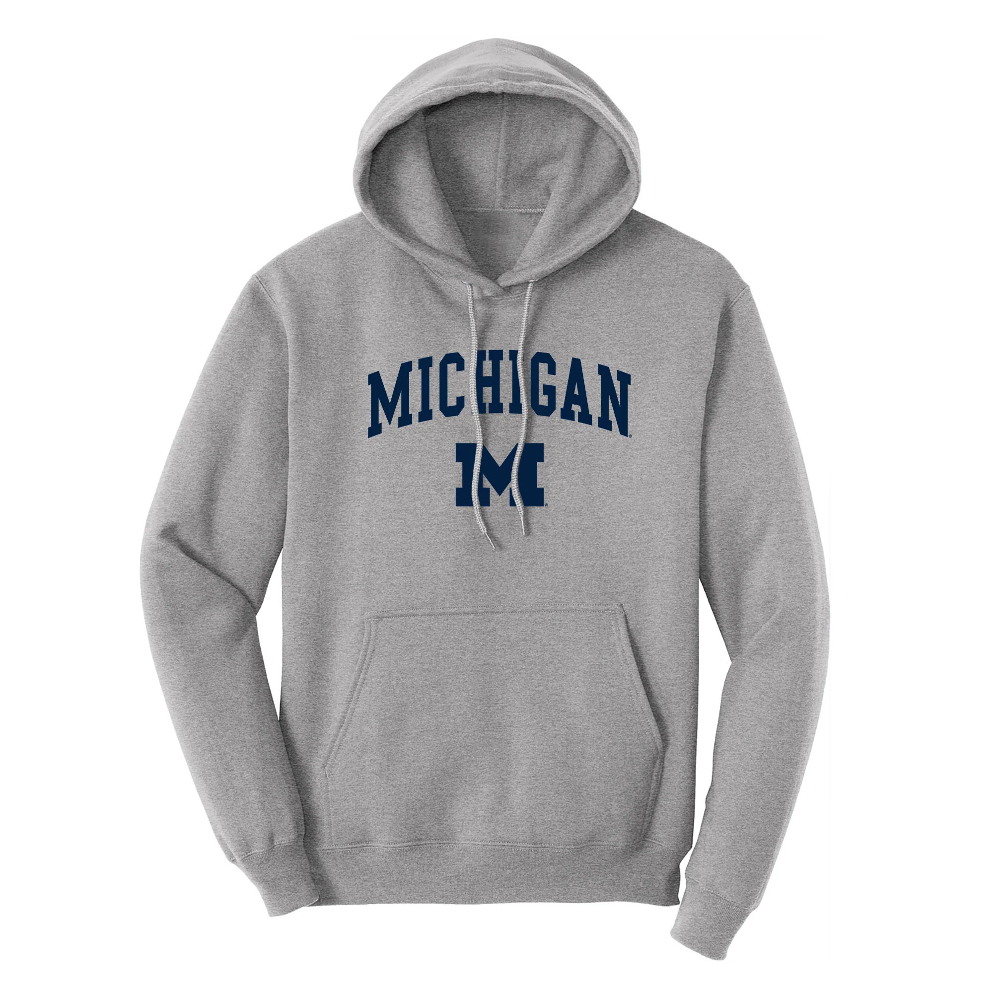 Michigan Arch Logo Tall Hoodie - Image 3