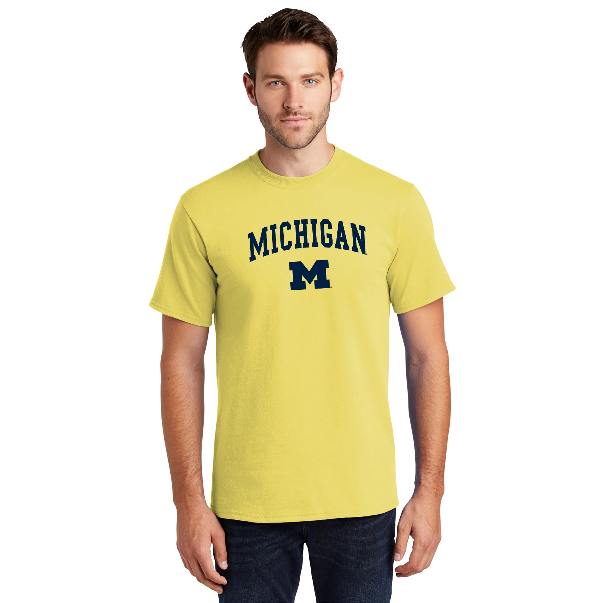 Michigan Arch Logo Tall T-Shirt - Image 4