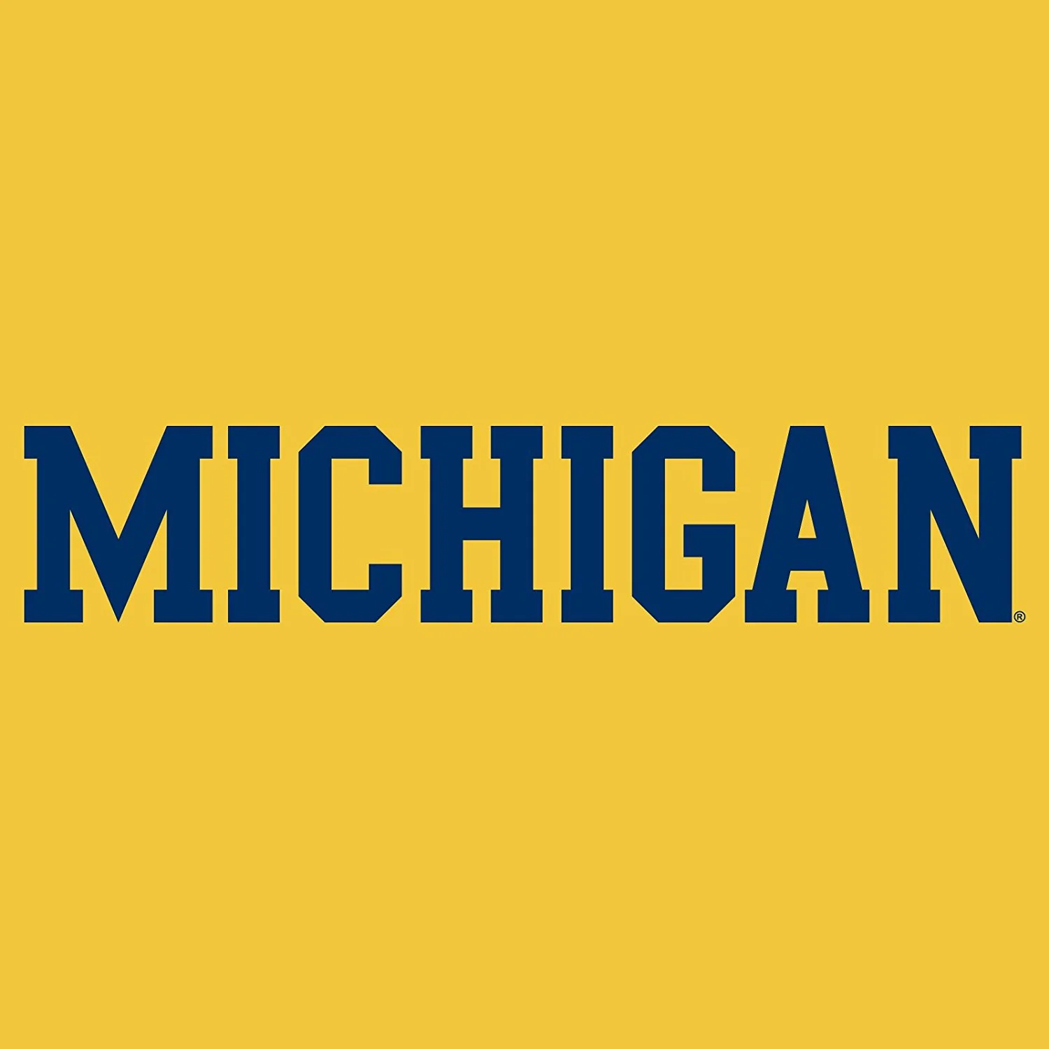 Michigan Basic Block Short Sleeve Youth - Maize - Image 2